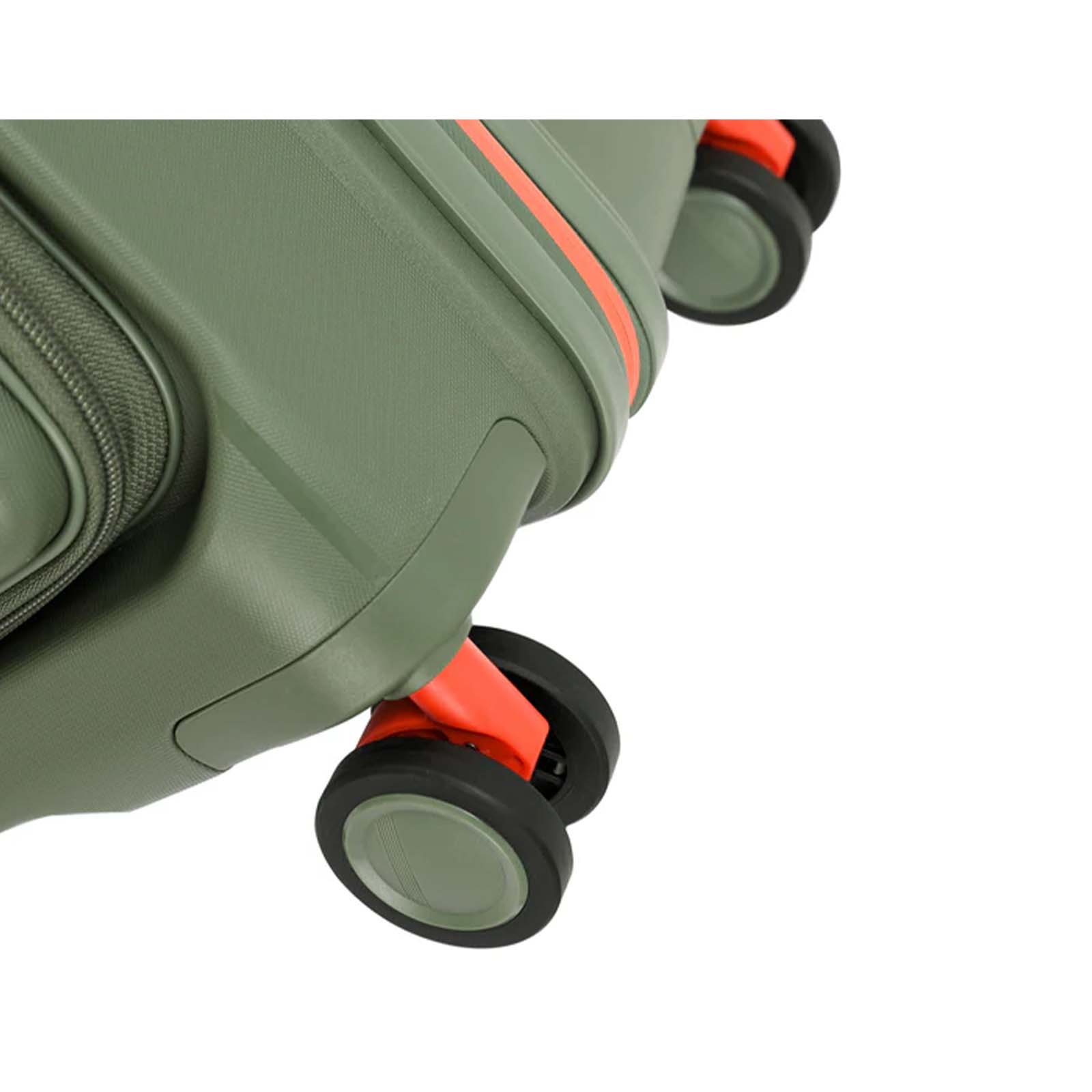 Tosca-Cruiser-Front-Opening-77cm-Large-Suitcase-Khaki-Wheels