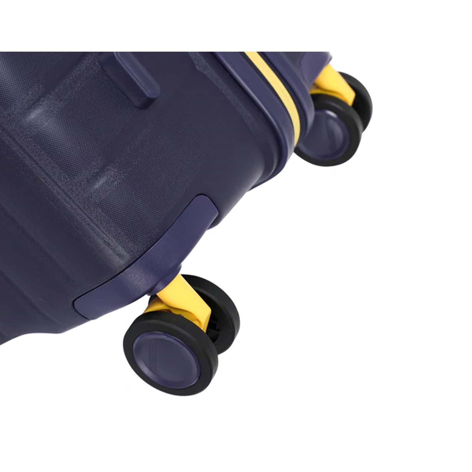 Tosca-Cruiser-Front-Opening-77cm-Large-Suitcase-Purple-Wheels
