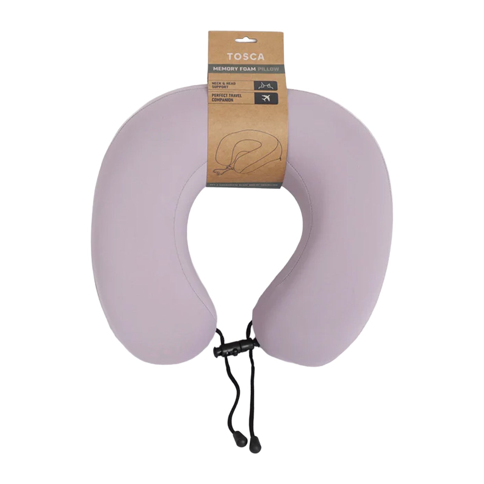 Tosca-Deluxe-Memory-Foam-Neck-Cushion-Lavender-Front