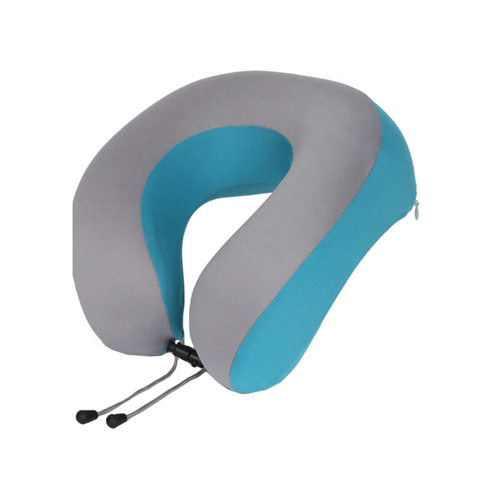 Tosca-Deluxe-Memory-Foam-Neck-Cushion-Teal-Grey-Angle