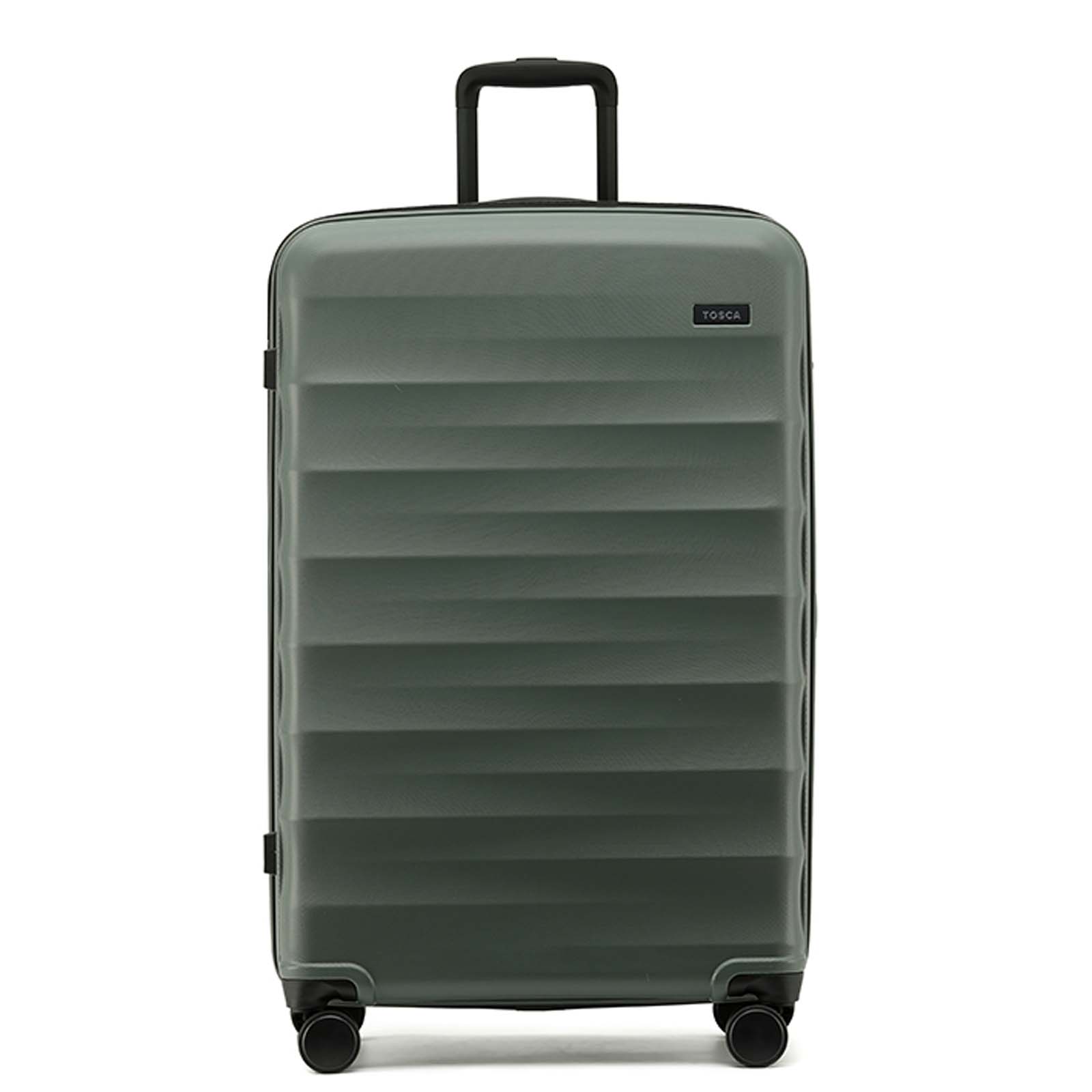 Tosca-Interstellar-4W-79cm-Large-Suitcase-Moss-Front