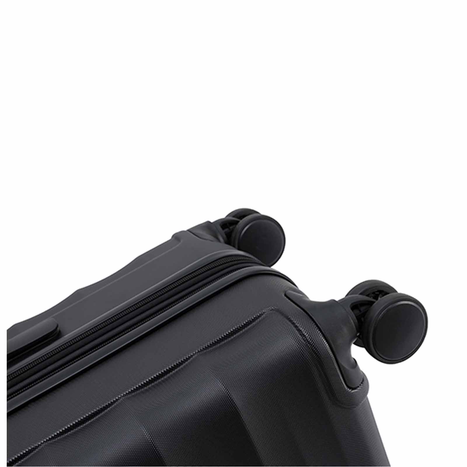 Tosca-Interstellar-4w-53cm-Carry-On-Suitcase-Black-Wheels
