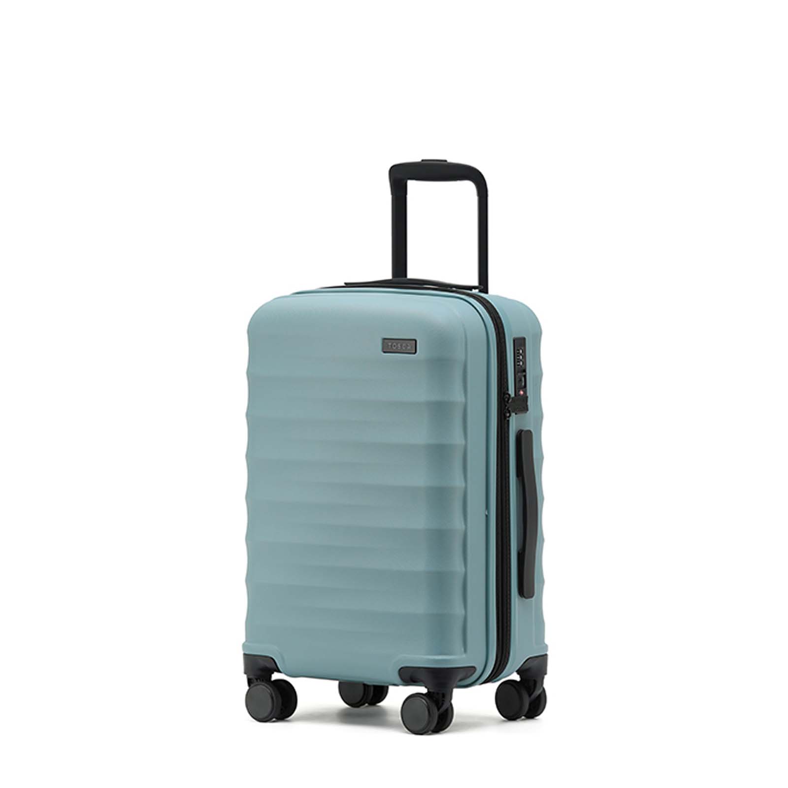 Tosca-Interstellar-4w-53cm-Carry-On-Suitcase-Ocean-Blue-Front-Angle