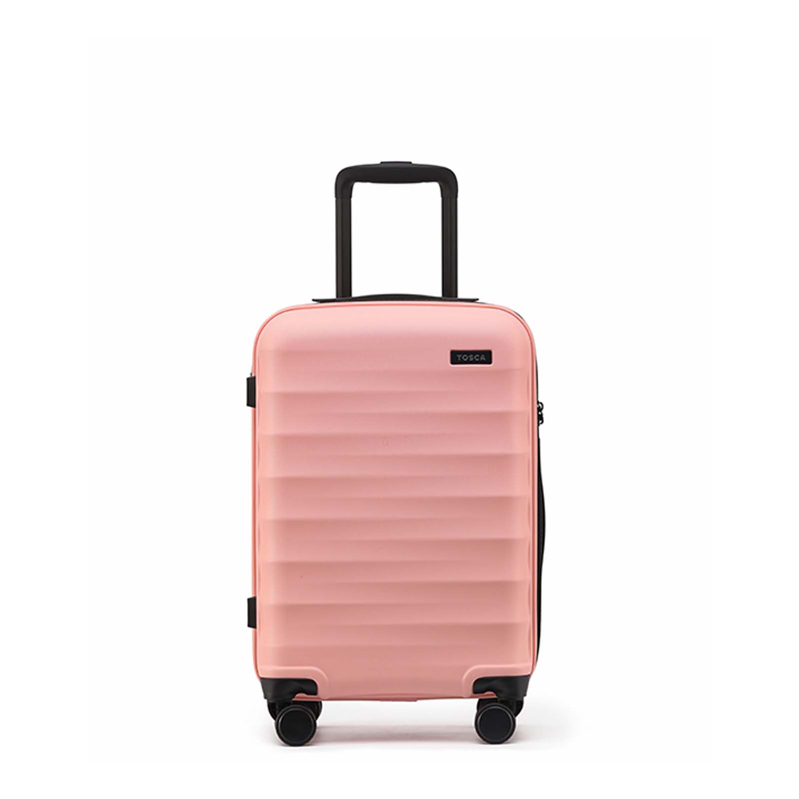 Tosca-Interstellar-4w-53cm-Carry-On-Suitcase-Peach-Front