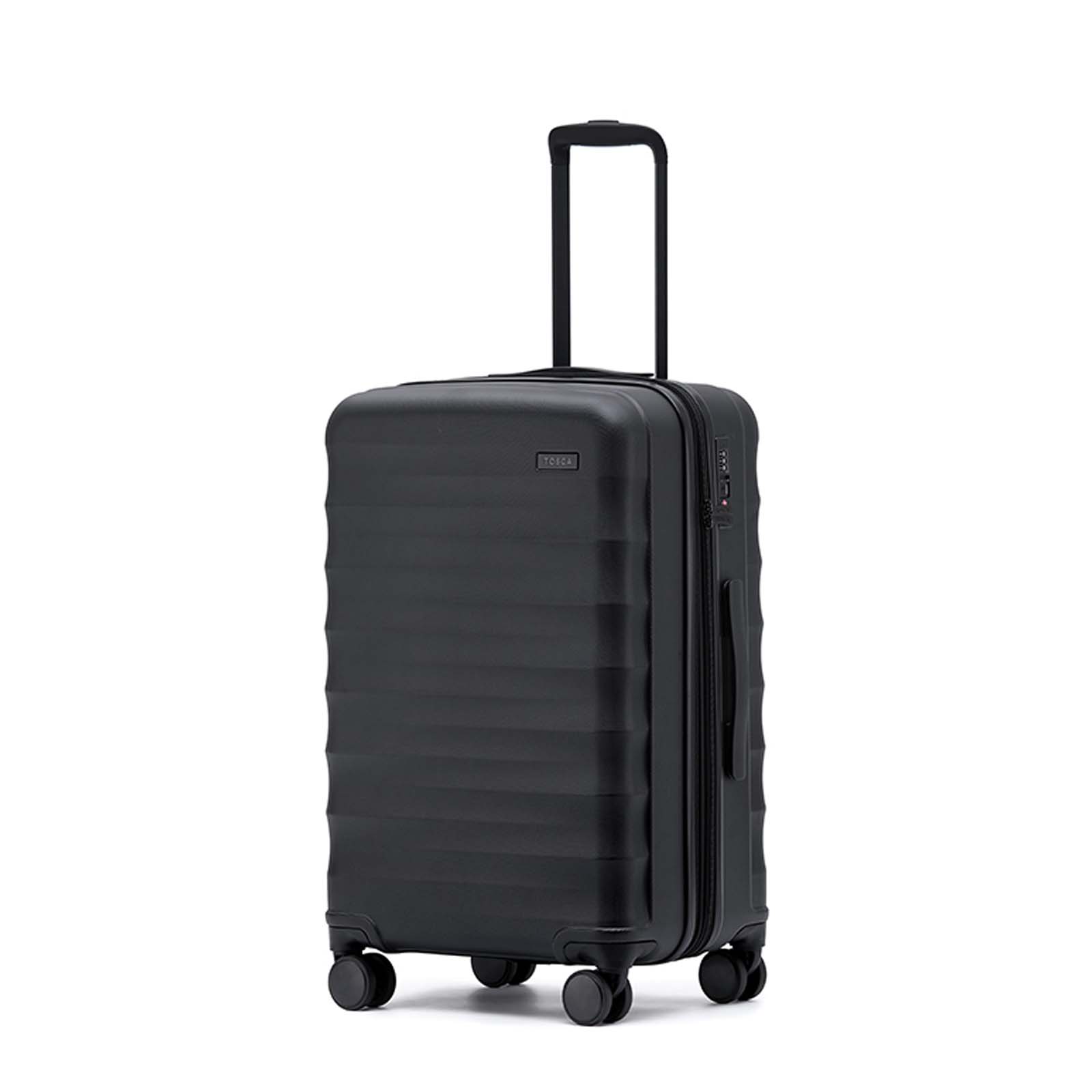Tosca-Interstellar-4w-67cm-Medium-Suitcase-Black-Front-Angle
