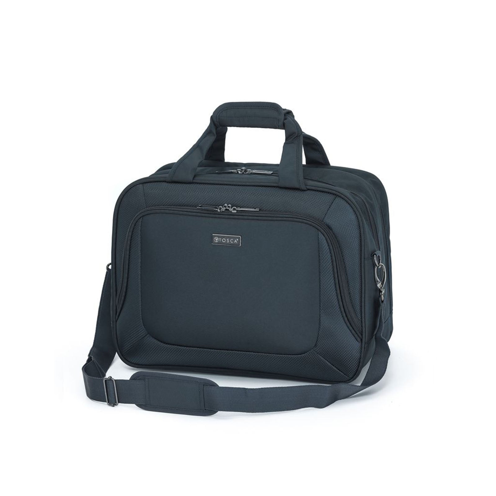 Tosca-Oakmont-Tote-Laptop-Bag-Navy-Angle