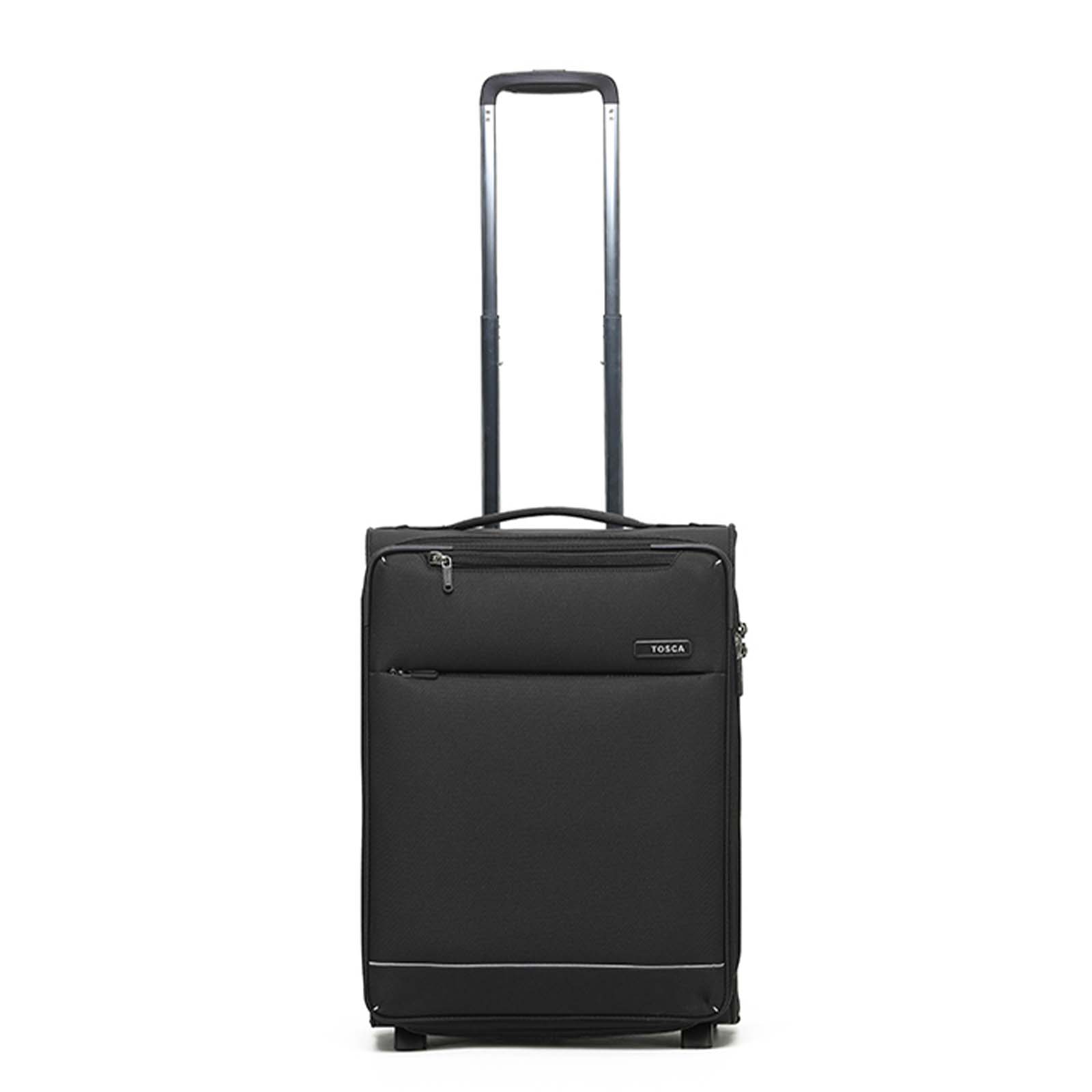 Tosca-So-Lite-2w-54cm-Carry-On-Suitcase-Black-Front