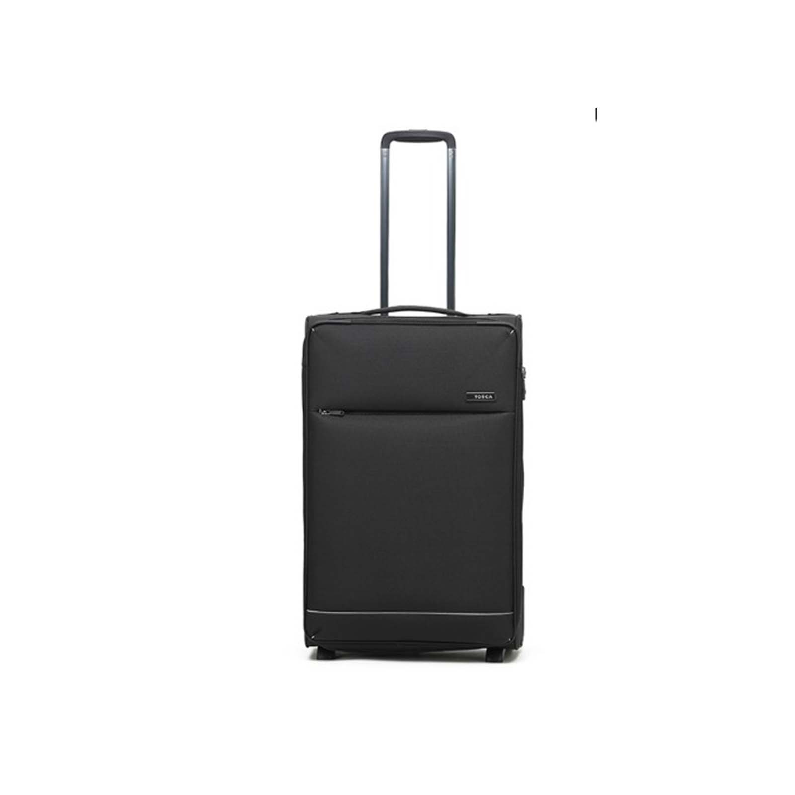Tosca-So-Lite-2w-67cm-Medium-Suitcase-Black-Front