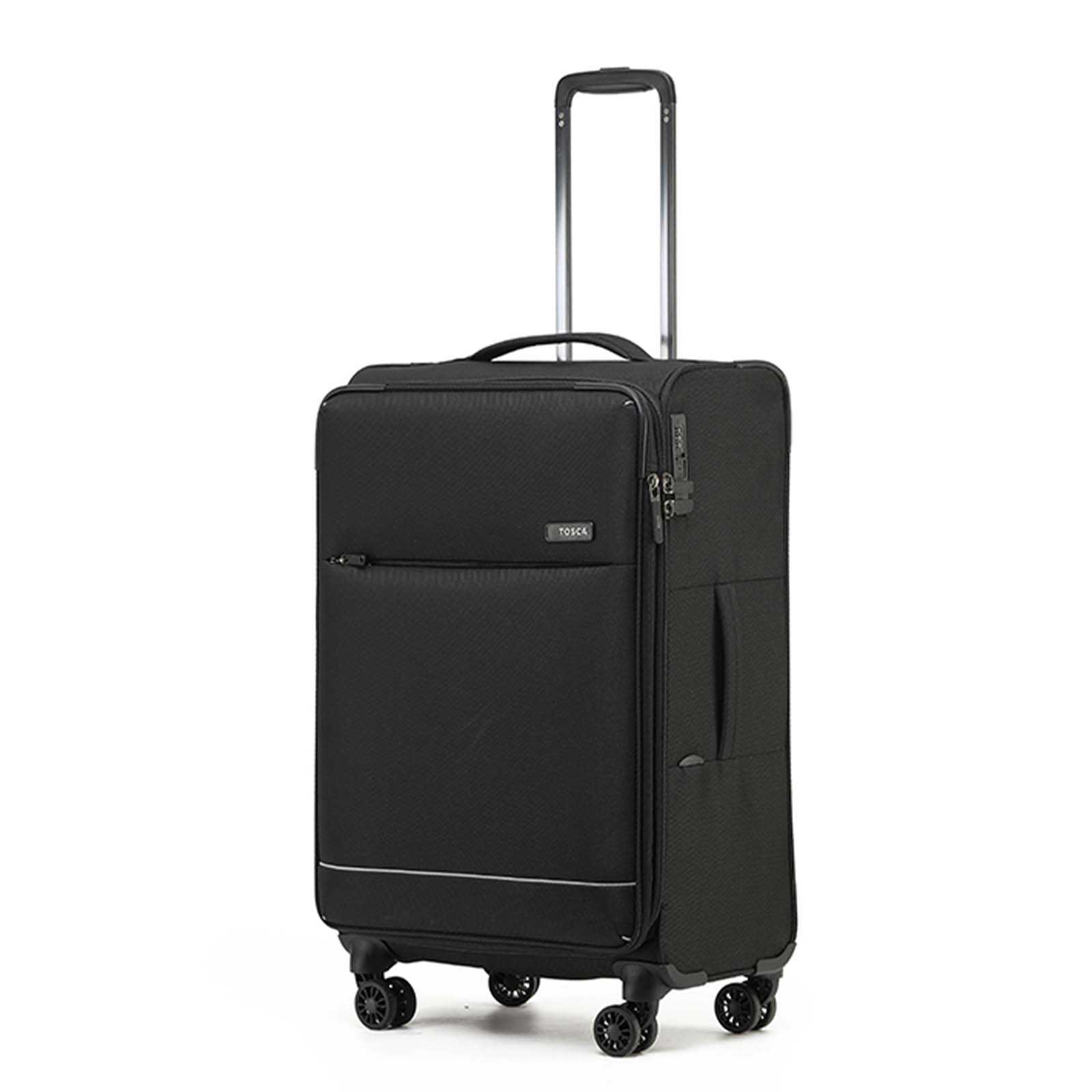 Tosca-So-Lite-4w-67cm-Medium-Suitcase-Black-Side