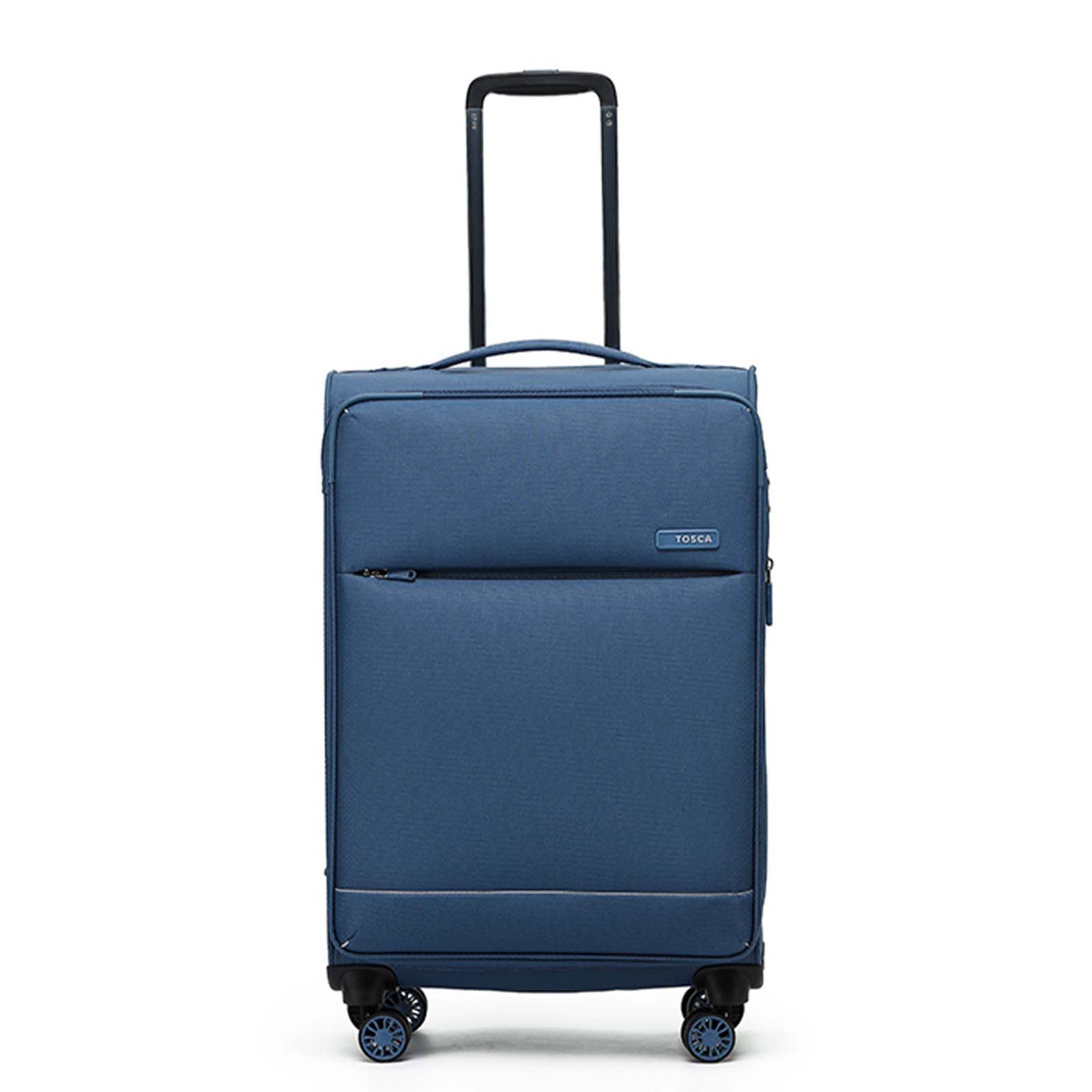 Tosca-So-Lite-4w-67cm-Medium-Suitcase-Blue-Front