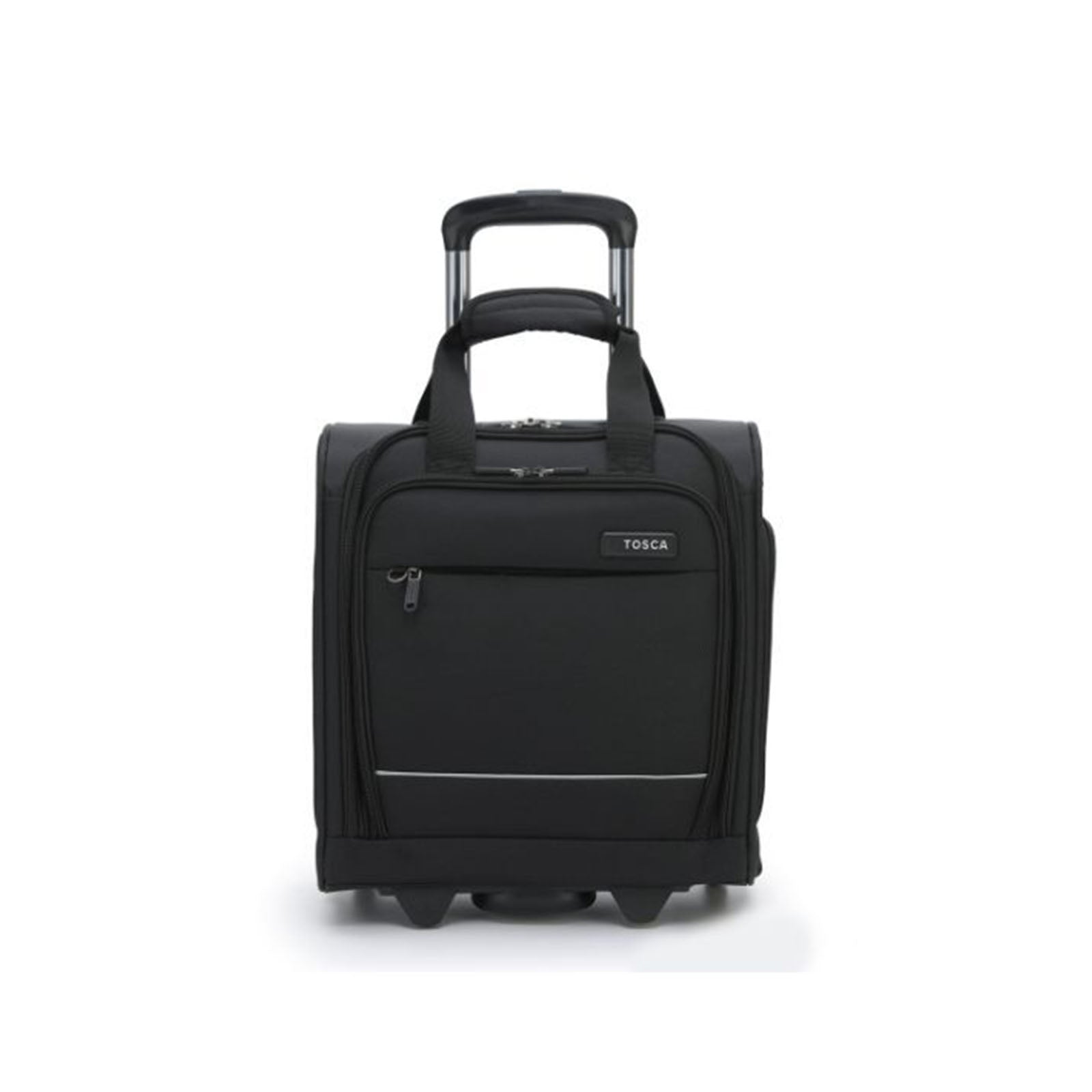 Tosca-So-Lite-Carry-On-Under-Seat-Suitcase-Black-Front