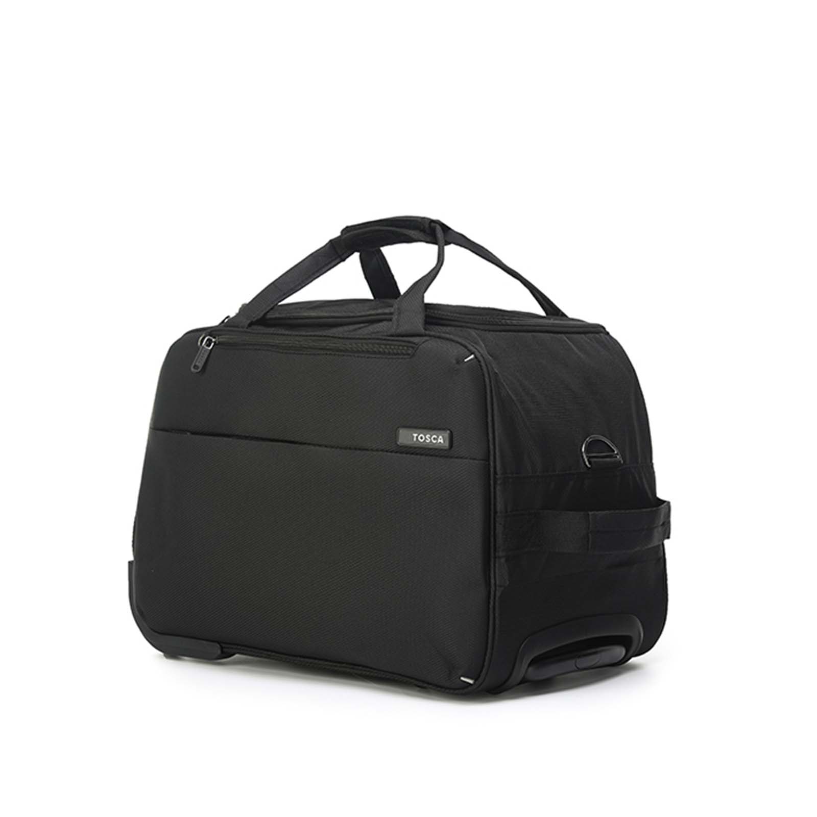 Tosca-So-Lite-Carry-On-Wheel-Bag-Black-Angle