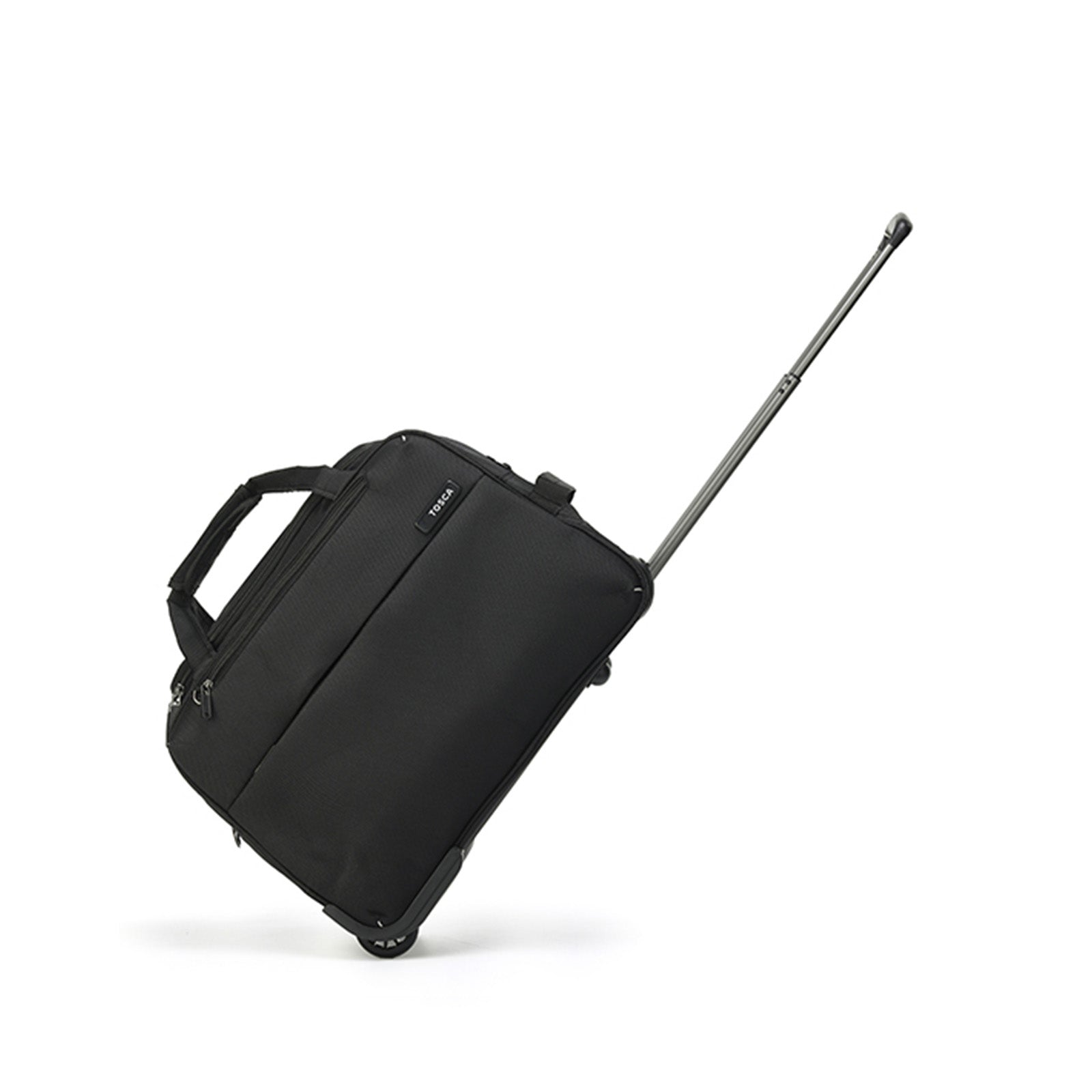 Tosca-So-Lite-Carry-On-Wheel-Bag-Black-Trolley