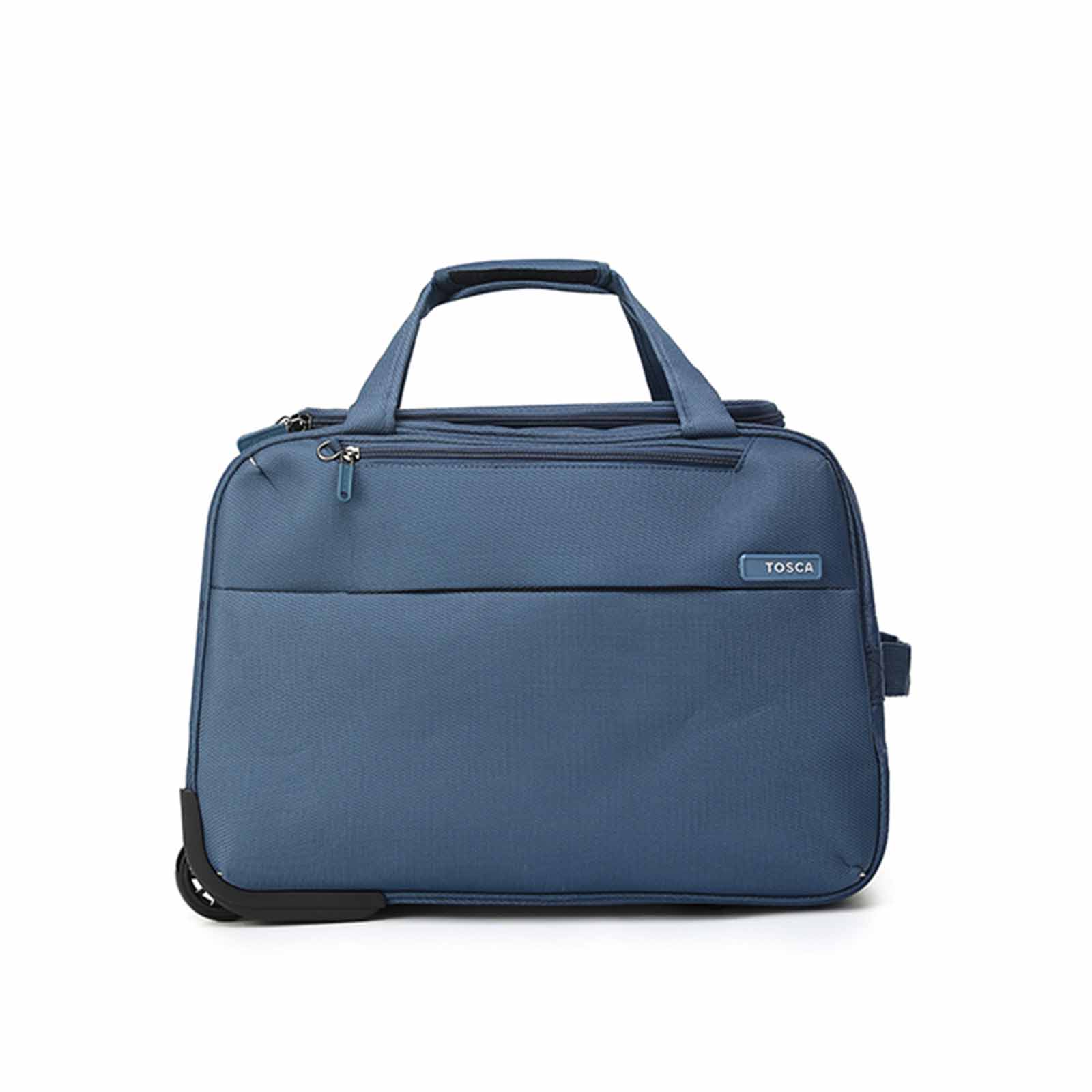 Tosca-So-Lite-Carry-On-Wheel-Bag-Blue-Front