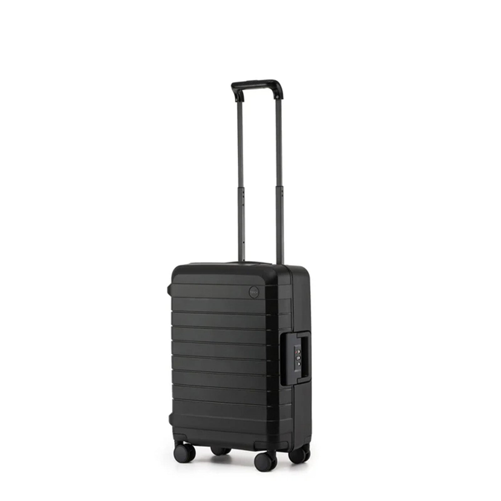 Tosca-Vault-4-Wheel-54cm-Carry-On-Suitcase-Black-Angle