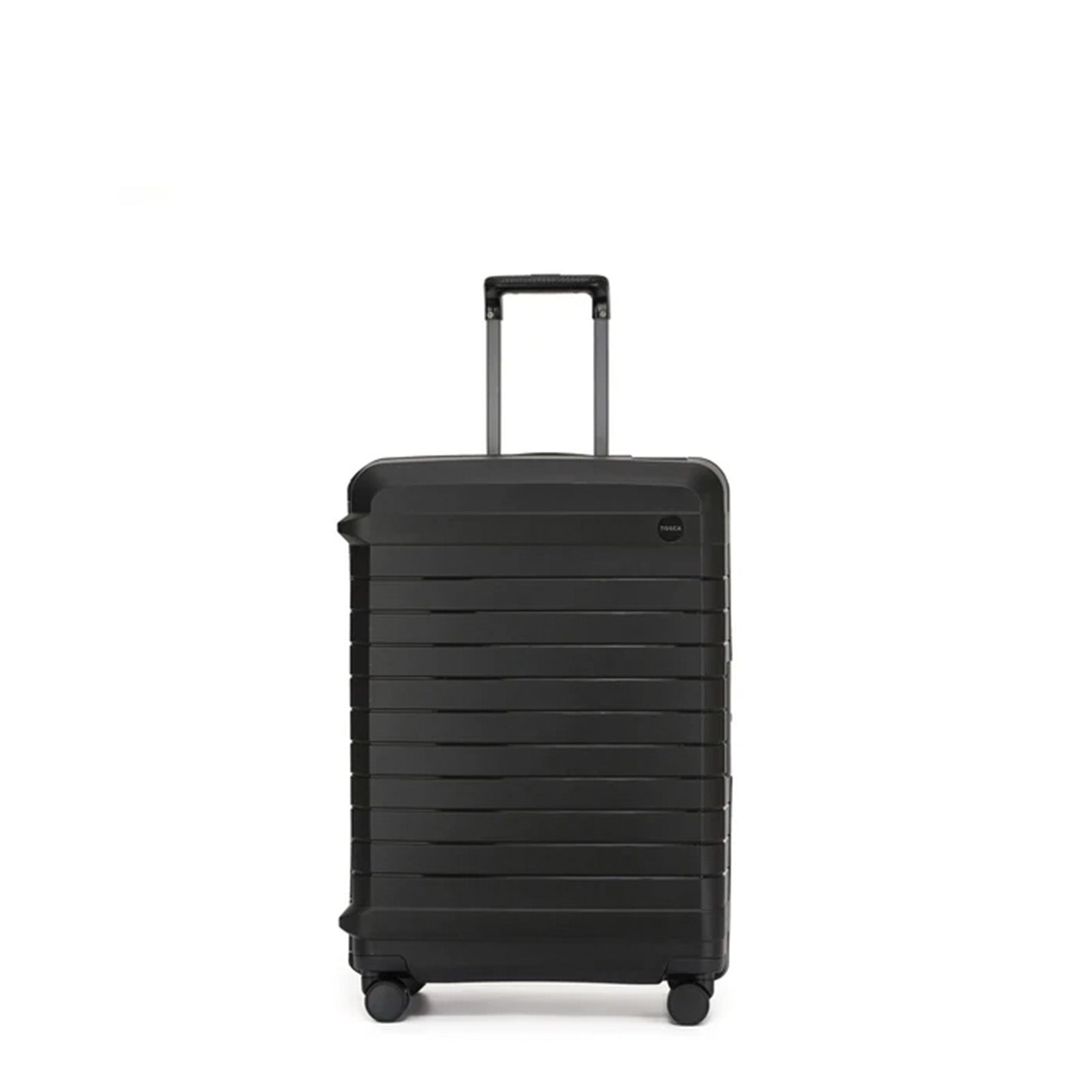 Tosca-Vault-4-Wheel-67cm-Medium-Suitcase-Black-Front
