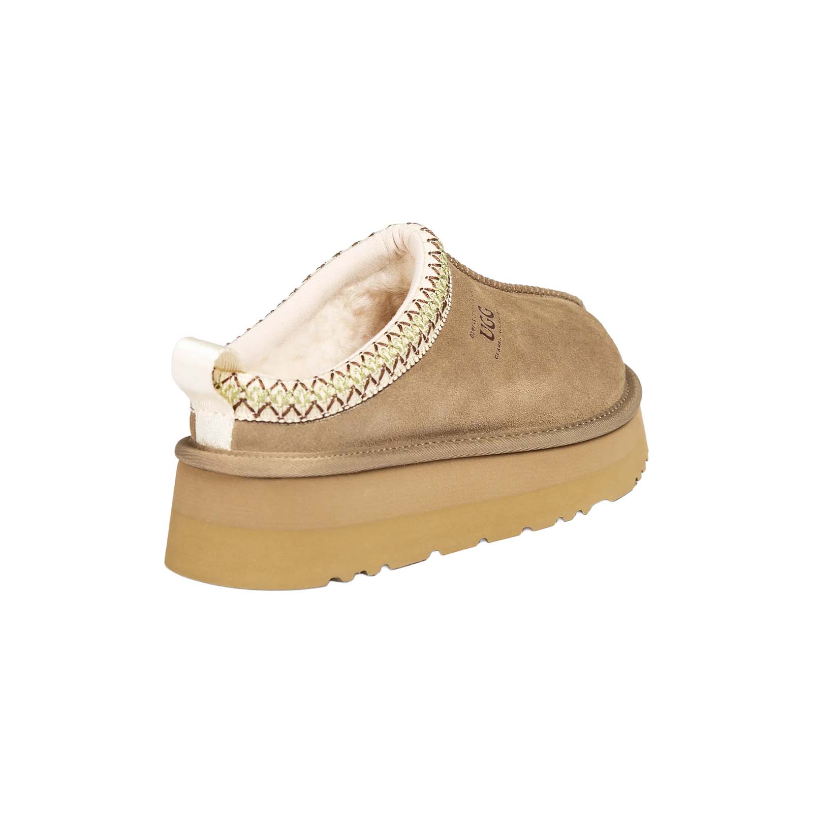 Ugg-Slipper-Ladies-Platform-Sydney-Olive-Back