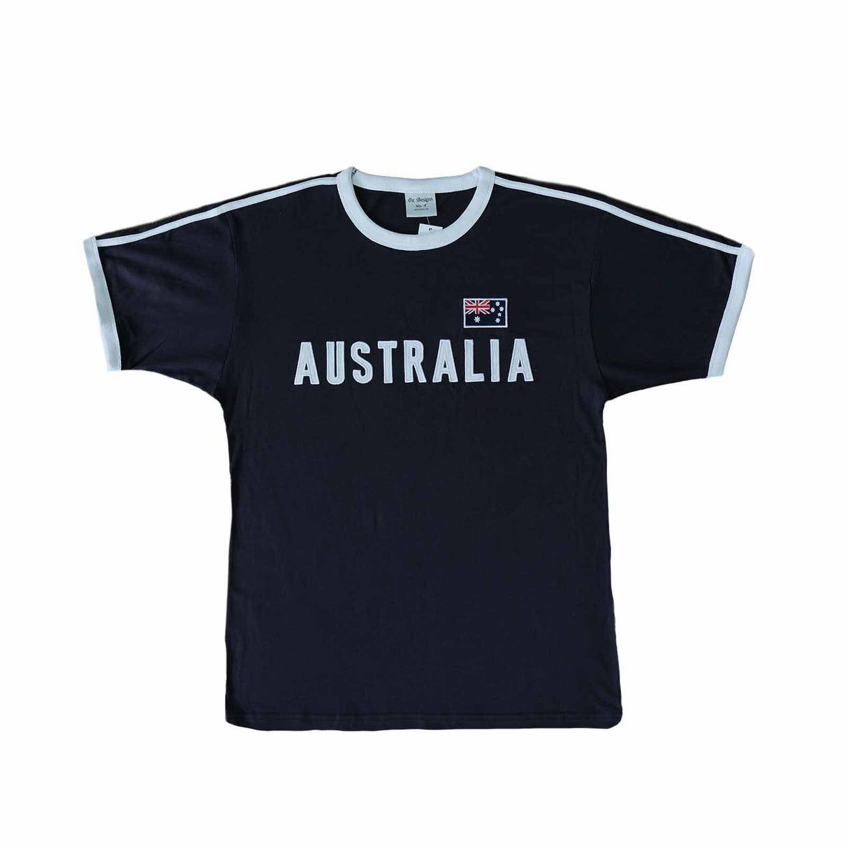 Unisex T-Shirt Australia Embroidery Navy XL