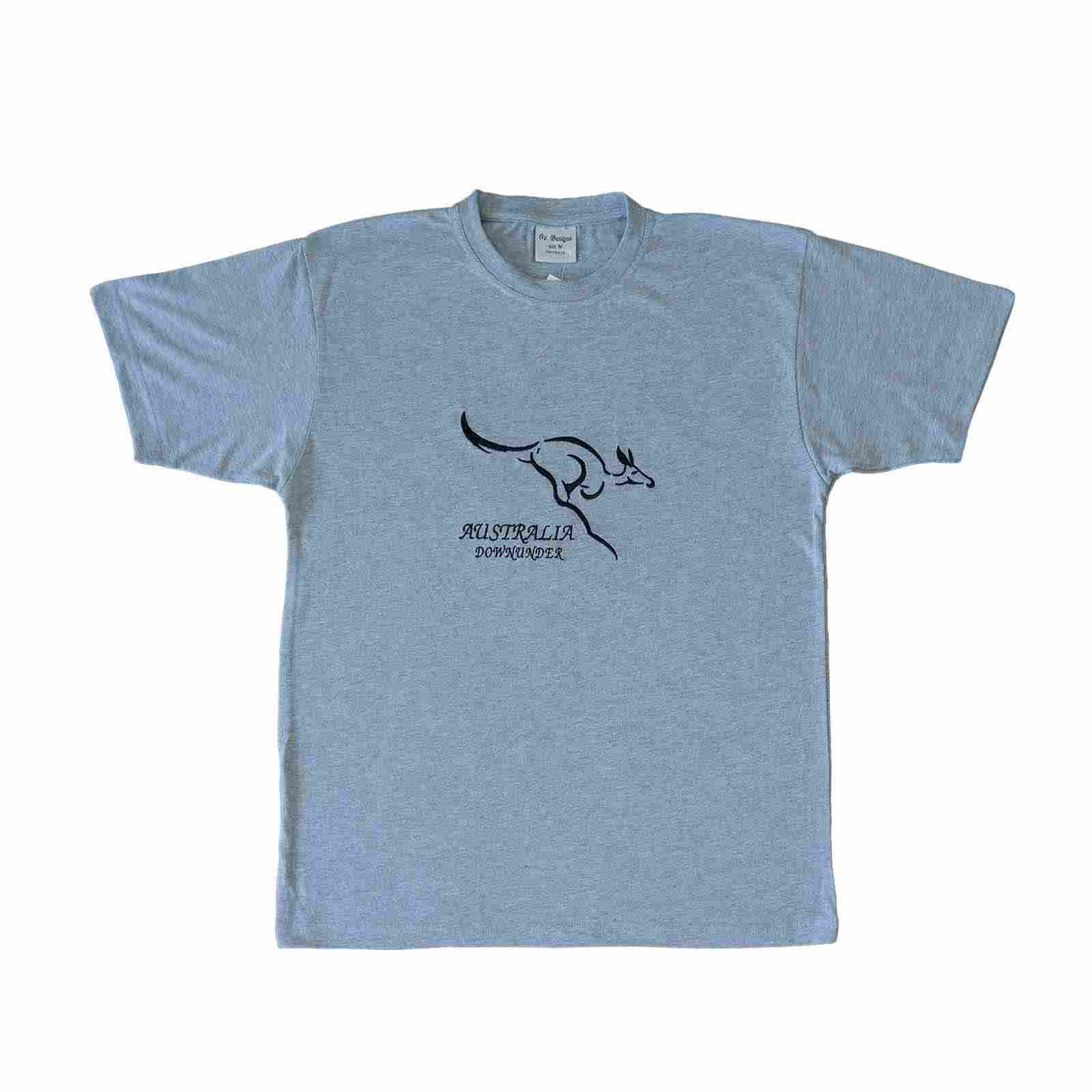 Unisex T-Shirt Big Kangaroo Grey M