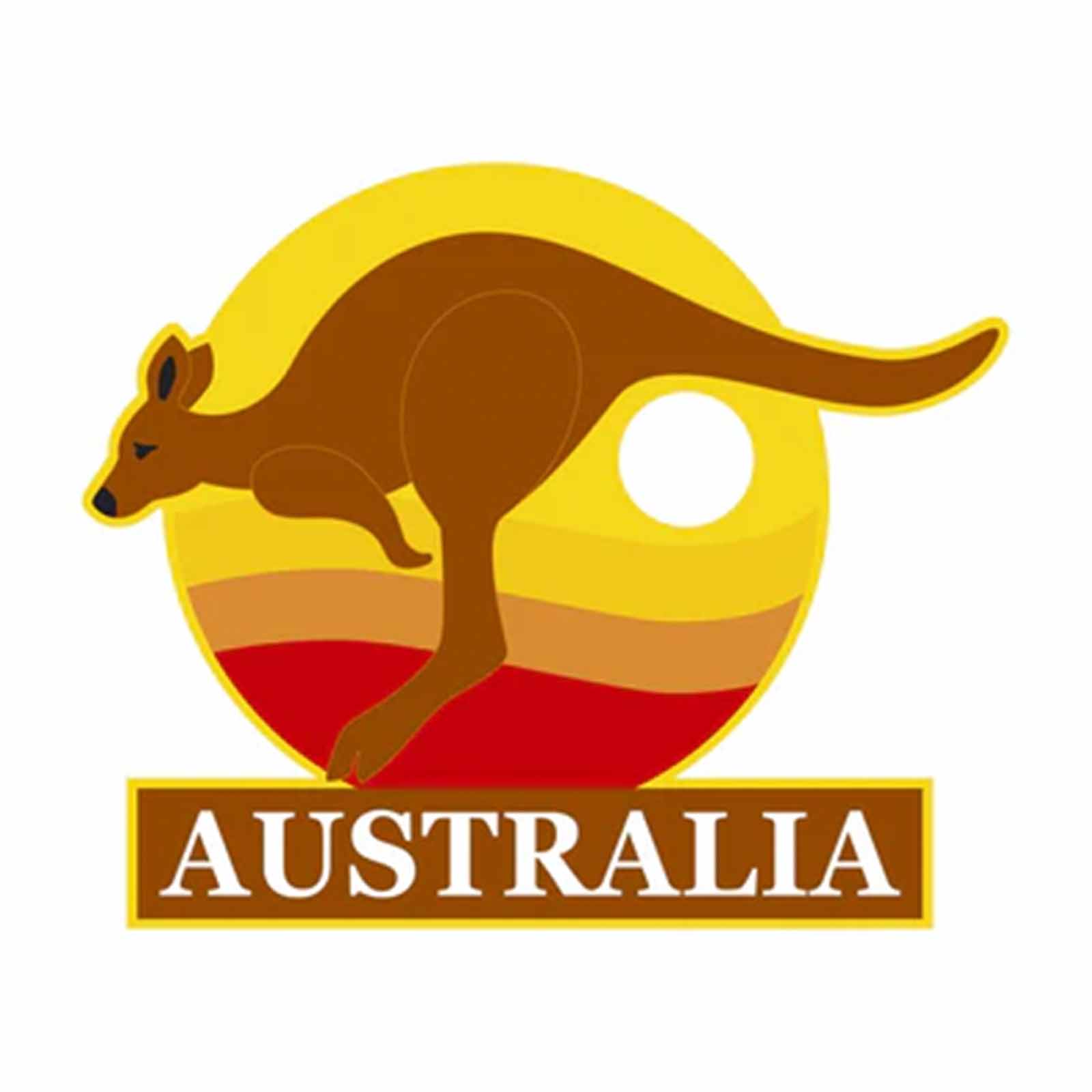 Woven-Badge-Aust-Kangaroo-Sunset