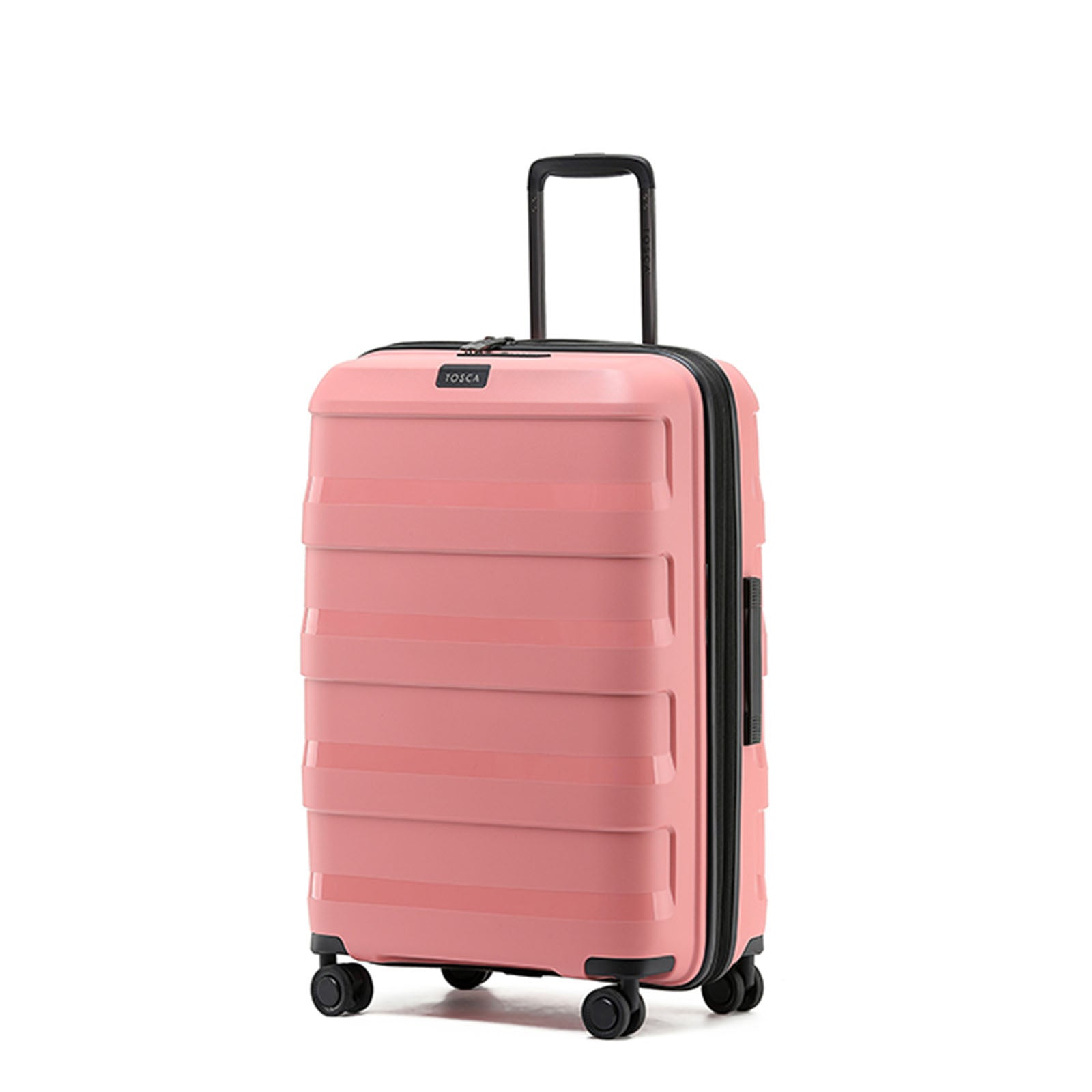 Tosca Comet 4 Wheel 67cm Medium Suitcase Coral