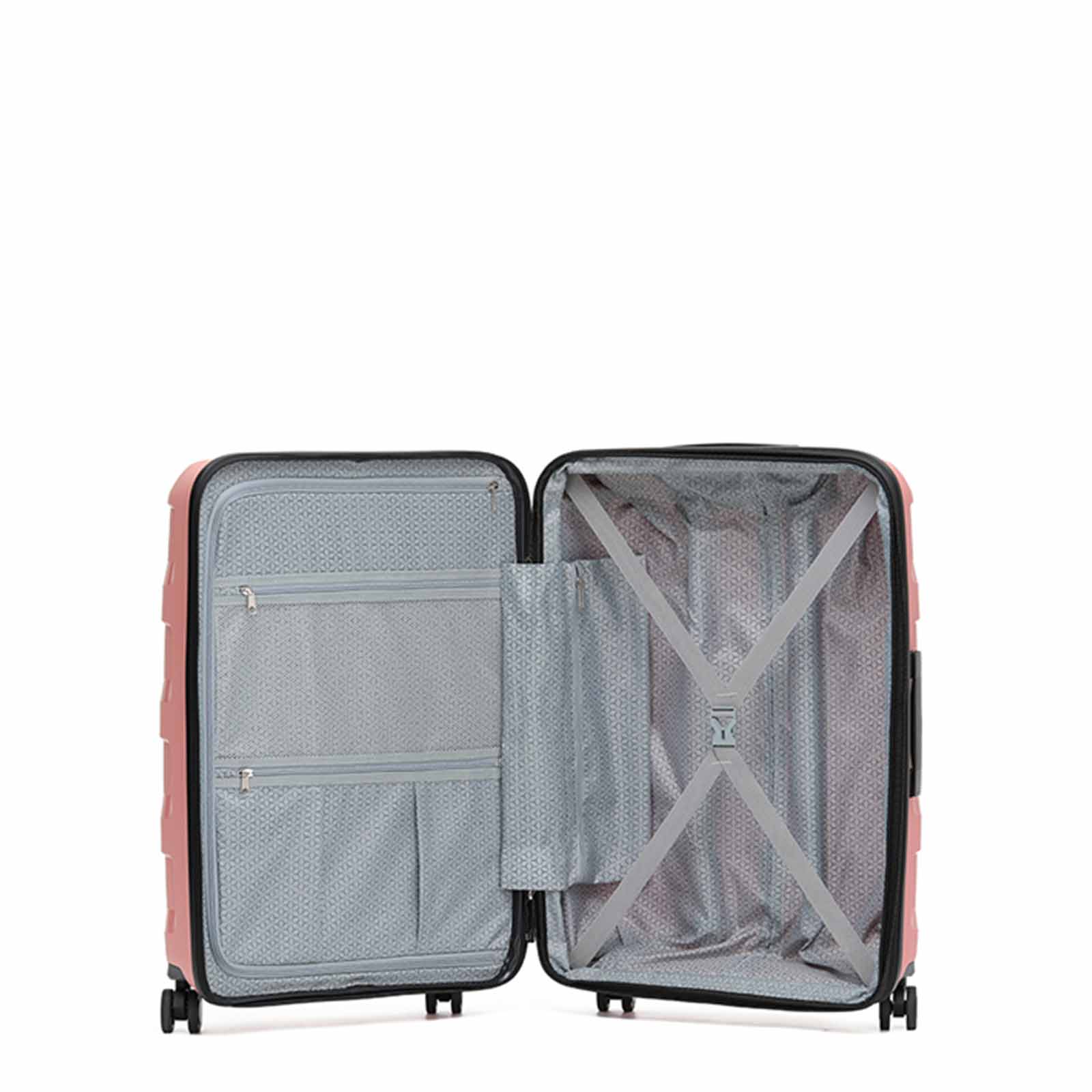 Tosca Comet 4 Wheel 67cm Medium Suitcase Coral