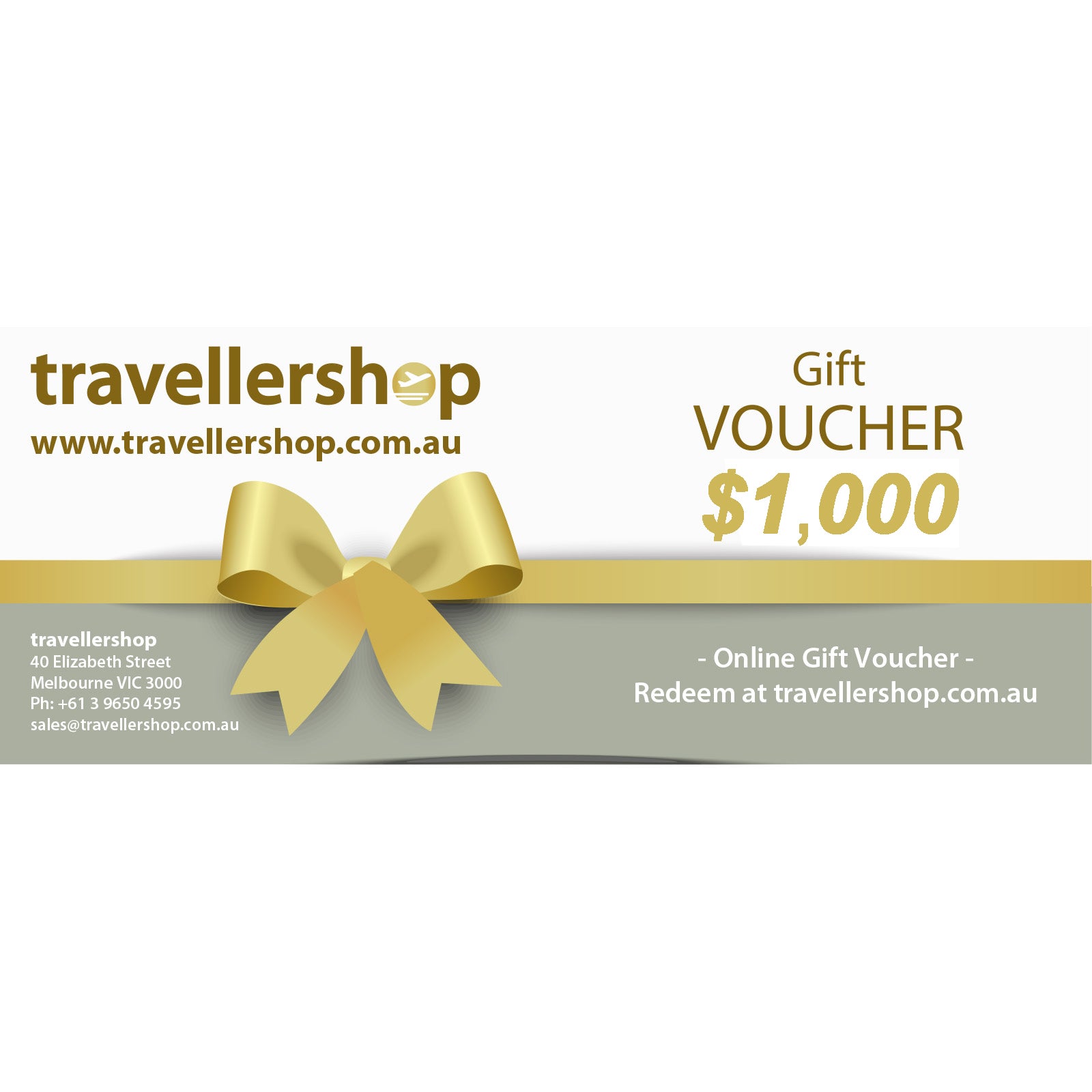 Travellershop.com.au Gift Card