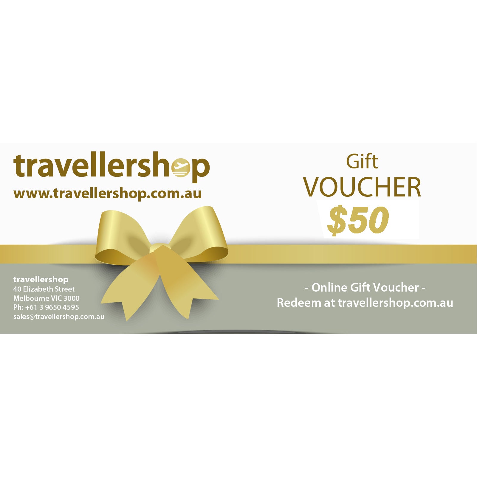 Travellershop.com.au Gift Card