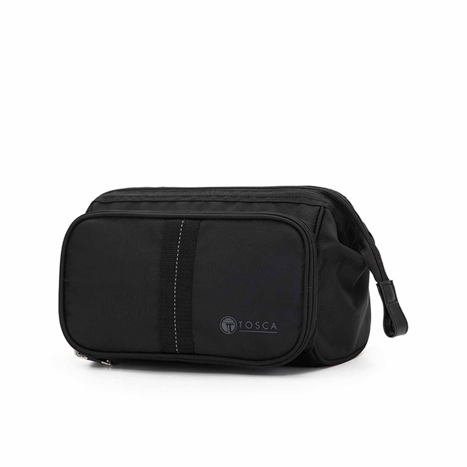 Tosca Essentials Toiletry Bag Deluxe Organiser Black
