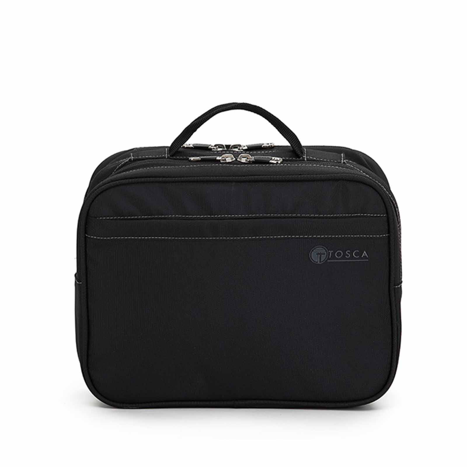 Tosca Essentials 13 Inch Toiletry Bag Deluxe Black
