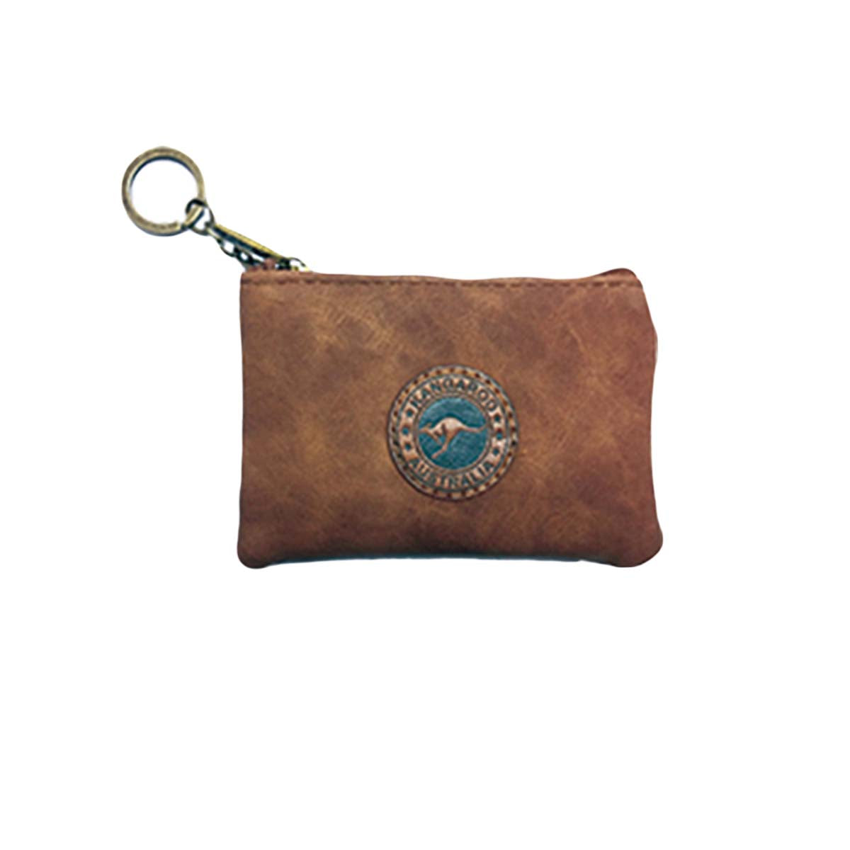 Coin Purse with Key Chain & Kangaroo Badge