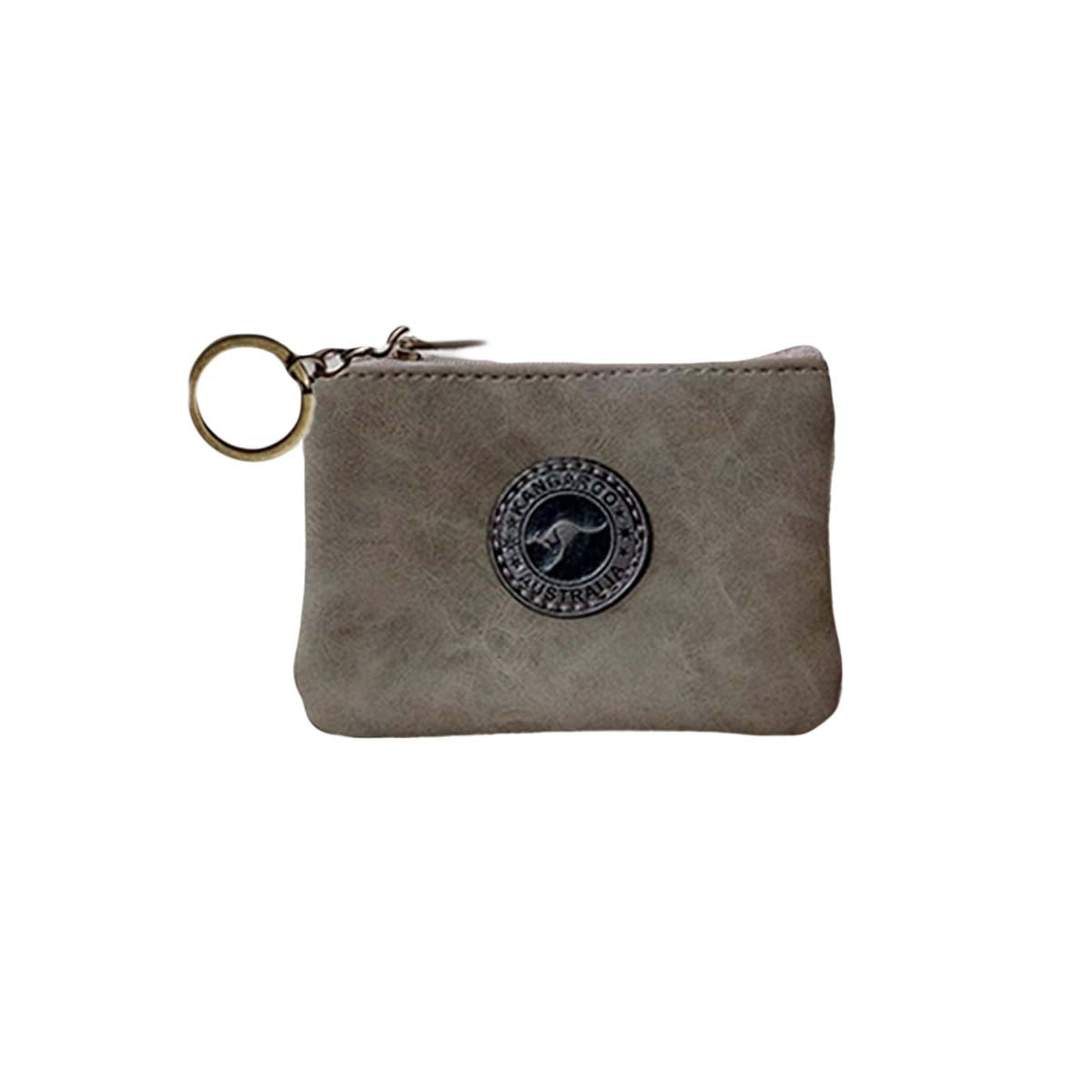 Coin Purse with Key Chain & Kangaroo Badge