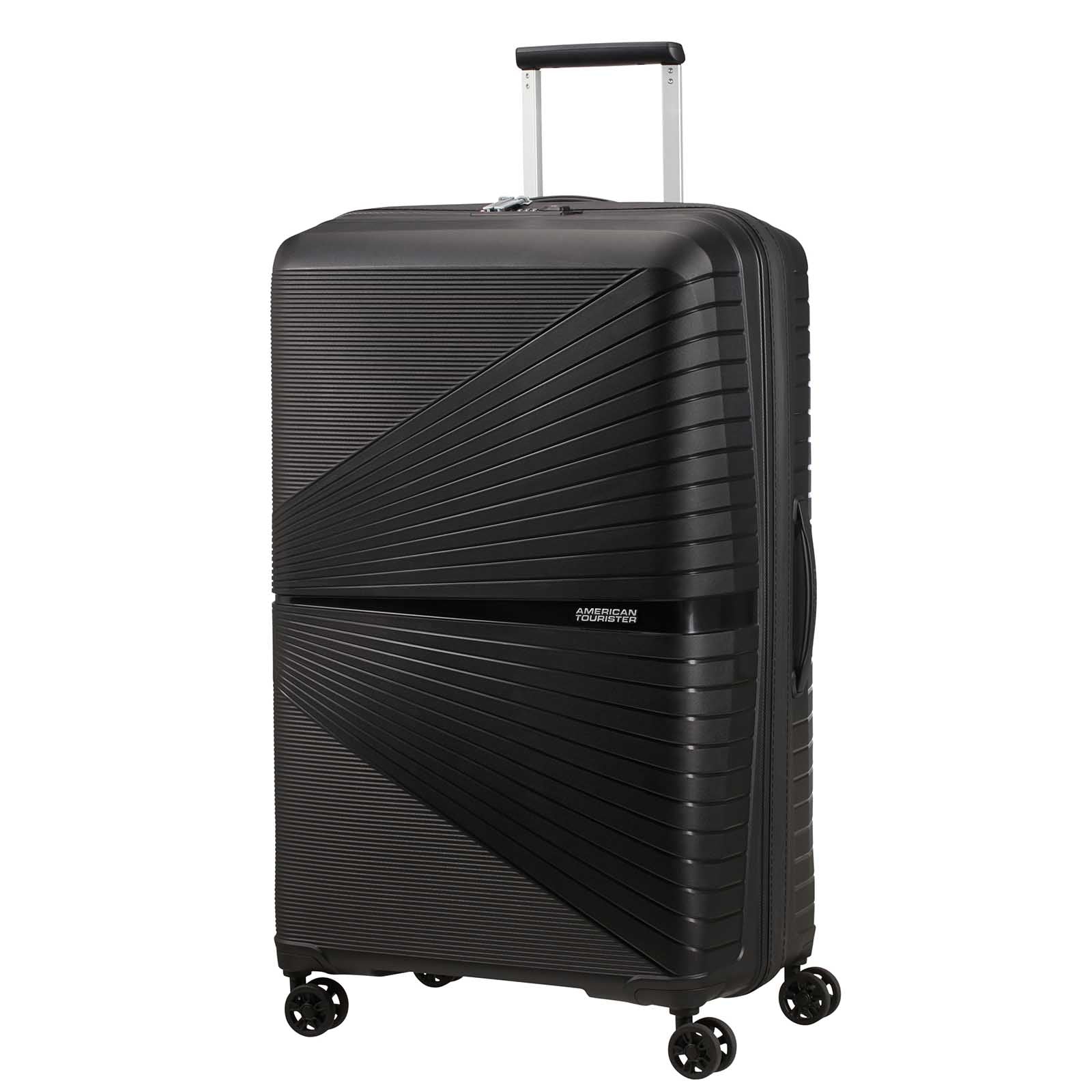 American-Tourister-Airconic-77cm-Suitcase-Onyx-Black-Front-Angle