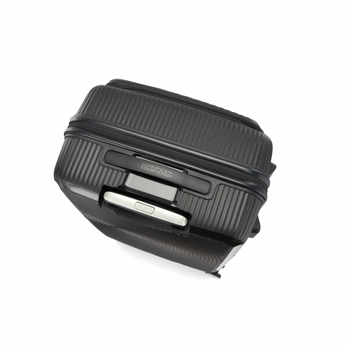 American-Tourister-Curio-Book-Opening-55cm-Carry-On-Suitcase-Black-Handle