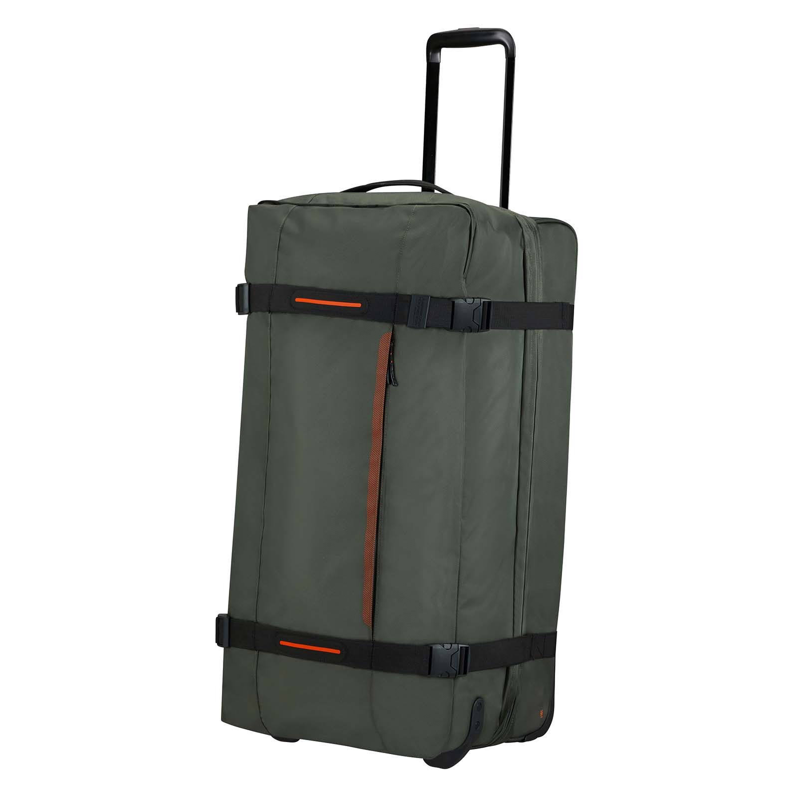 American-Tourister-Urban-Track-79cm-Wheeled-Duffel-Dark-Khaki-Front-Angle