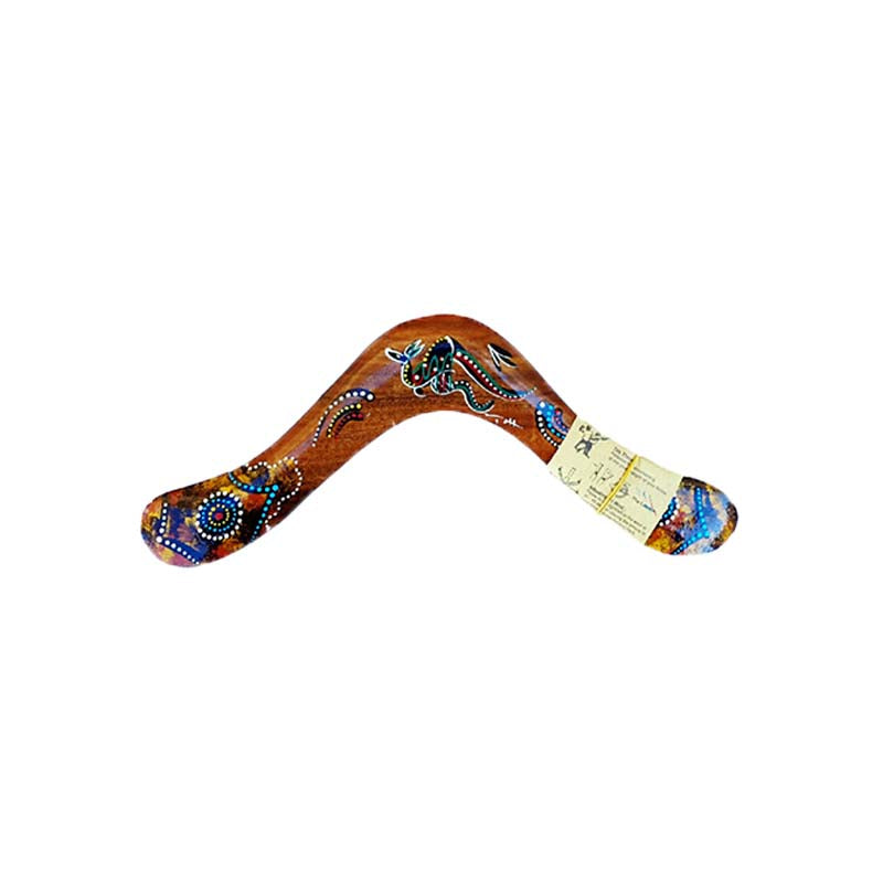 Boomerang Hardwood Shaped & Painted