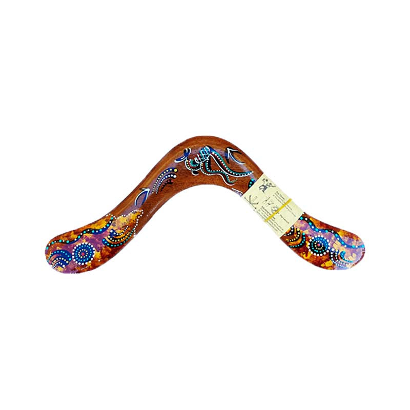 Boomerang Hardwood Shaped & Painted