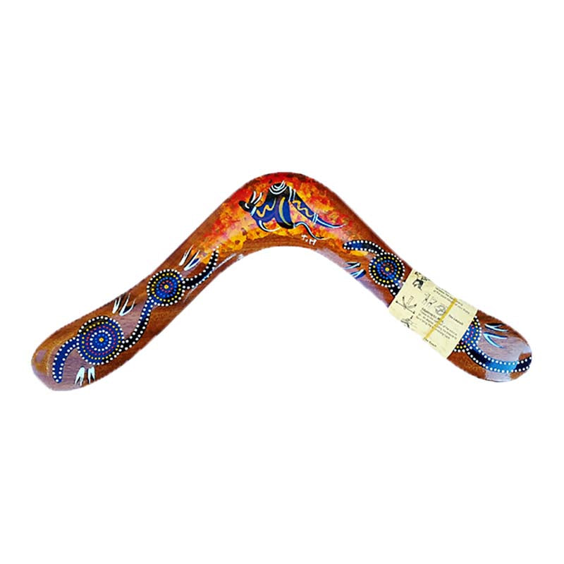 Boomerang Hardwood Shaped & Painted