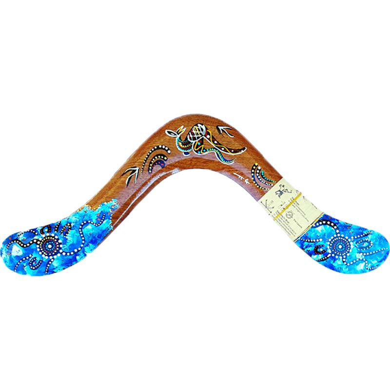 Boomerang Hardwood Shaped & Painted