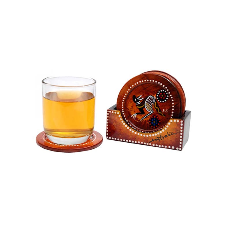 Coaster Set Round & Painted