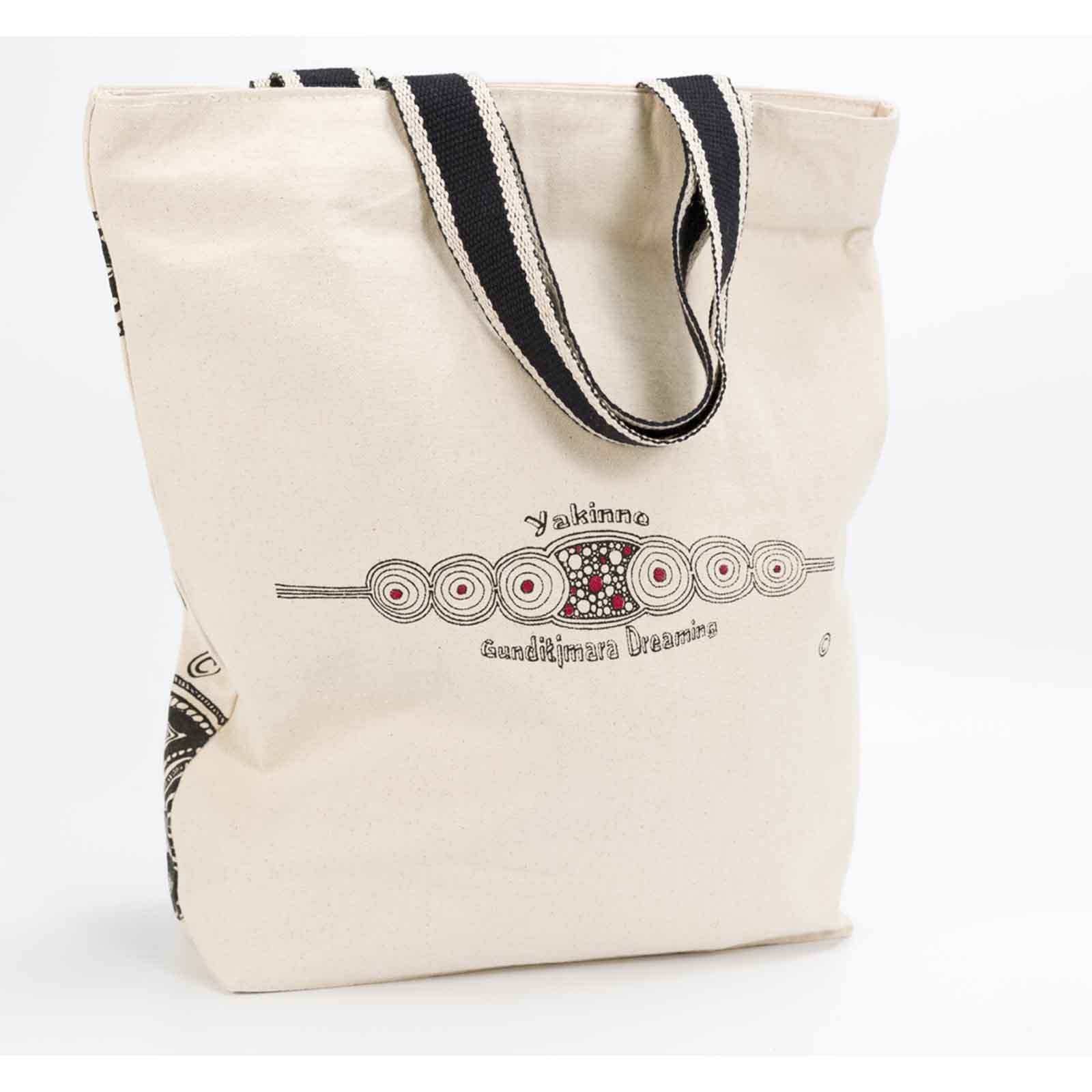 Cotton-Canvas-Shopping-Bag-River-Kangaroos-43x40cm-3