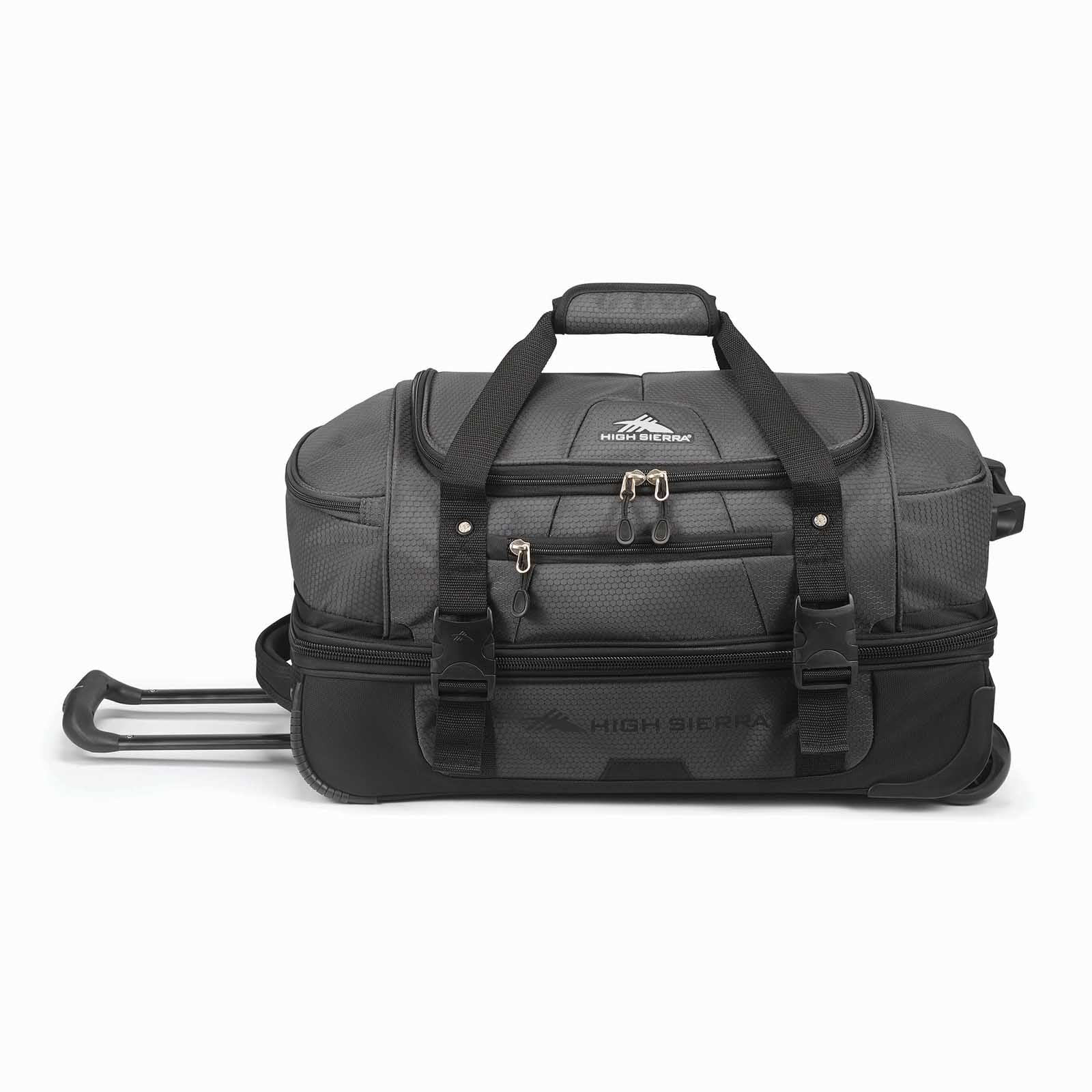 High-Sierra-Fairlead-55cm-Carry-On-Wheeled-Duffel-Mercury-Front