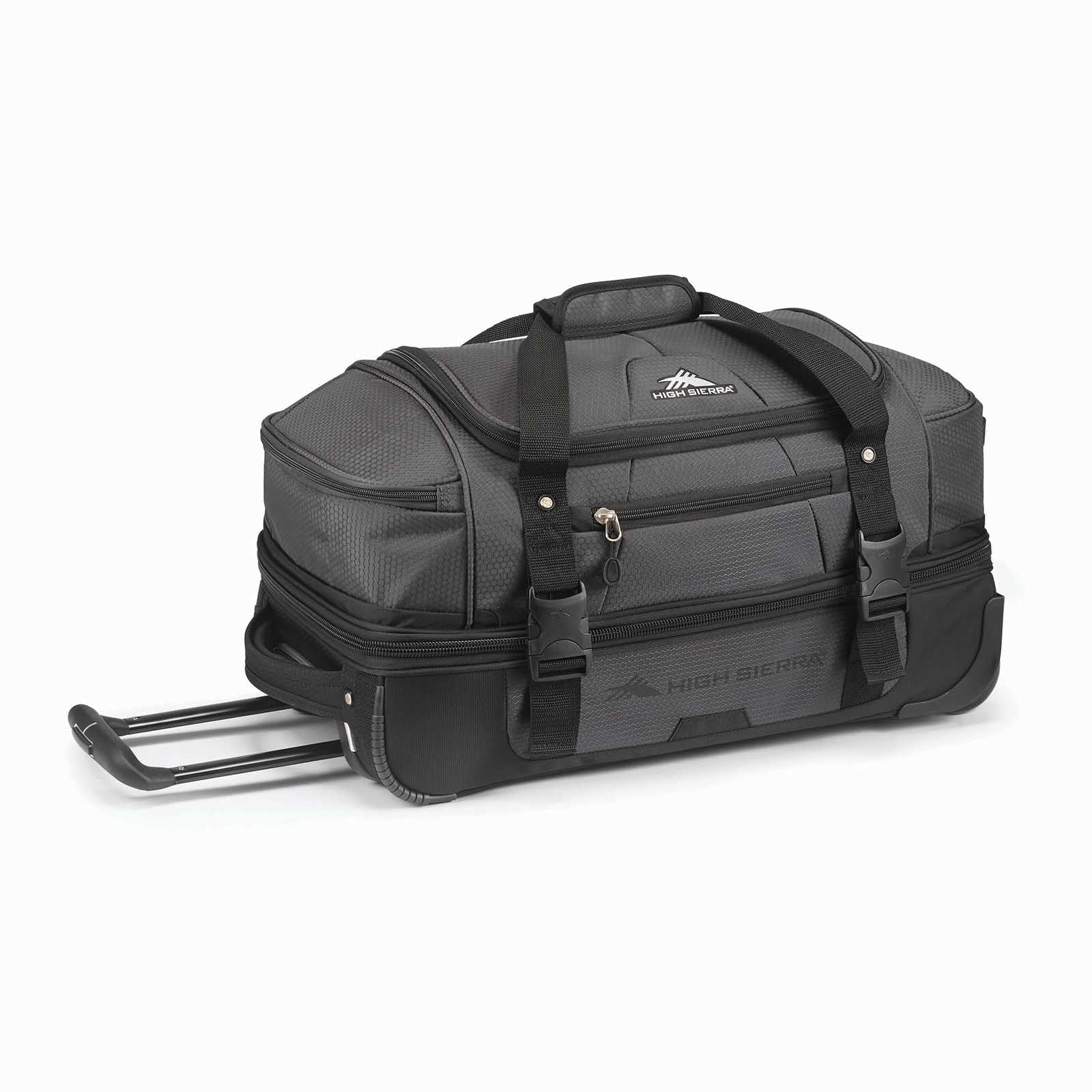 High-Sierra-Fairlead-55cm-Carry-On-Wheeled-Duffel-Mercury-Trolley