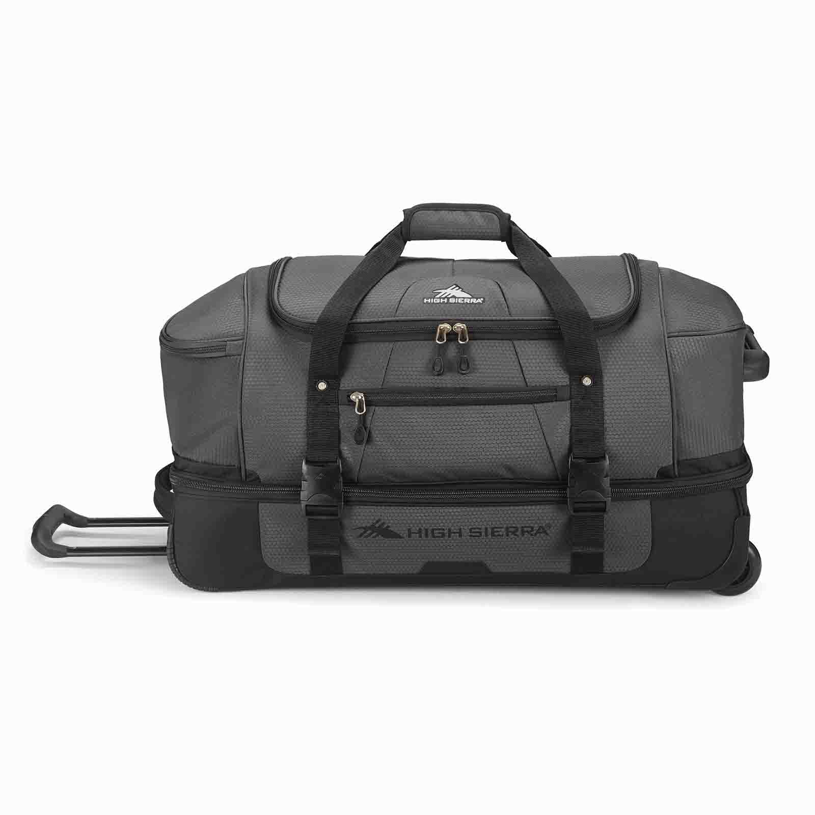 High-Sierra-Fairlead-71cm-Wheeled-Duffel-Mercury-Front