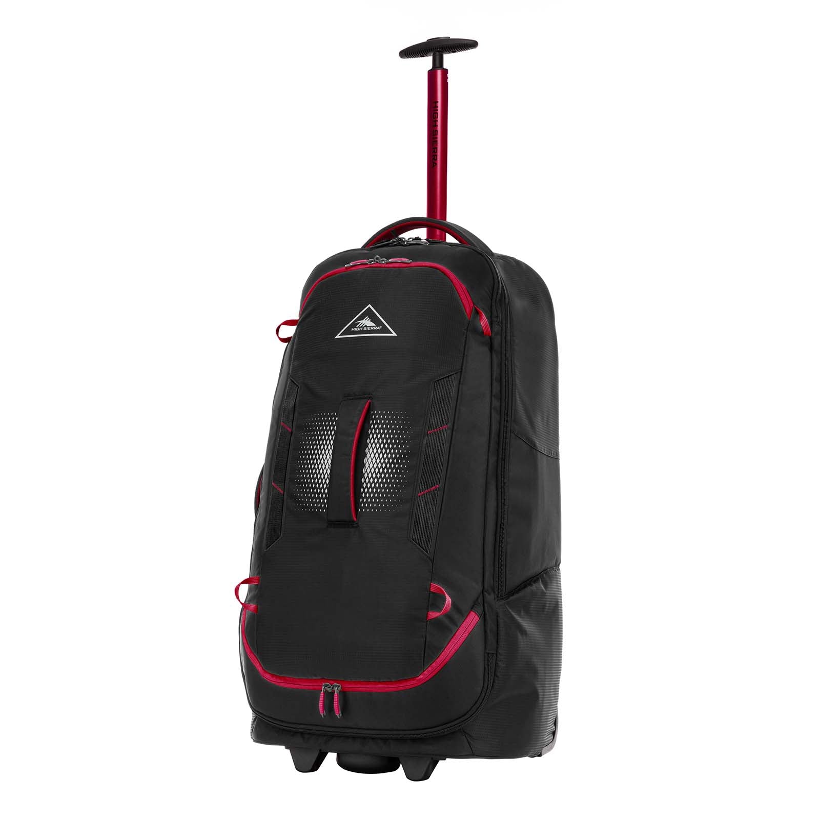 High Sierra Composite V4 76cm Wheeled Duffel Black/Red