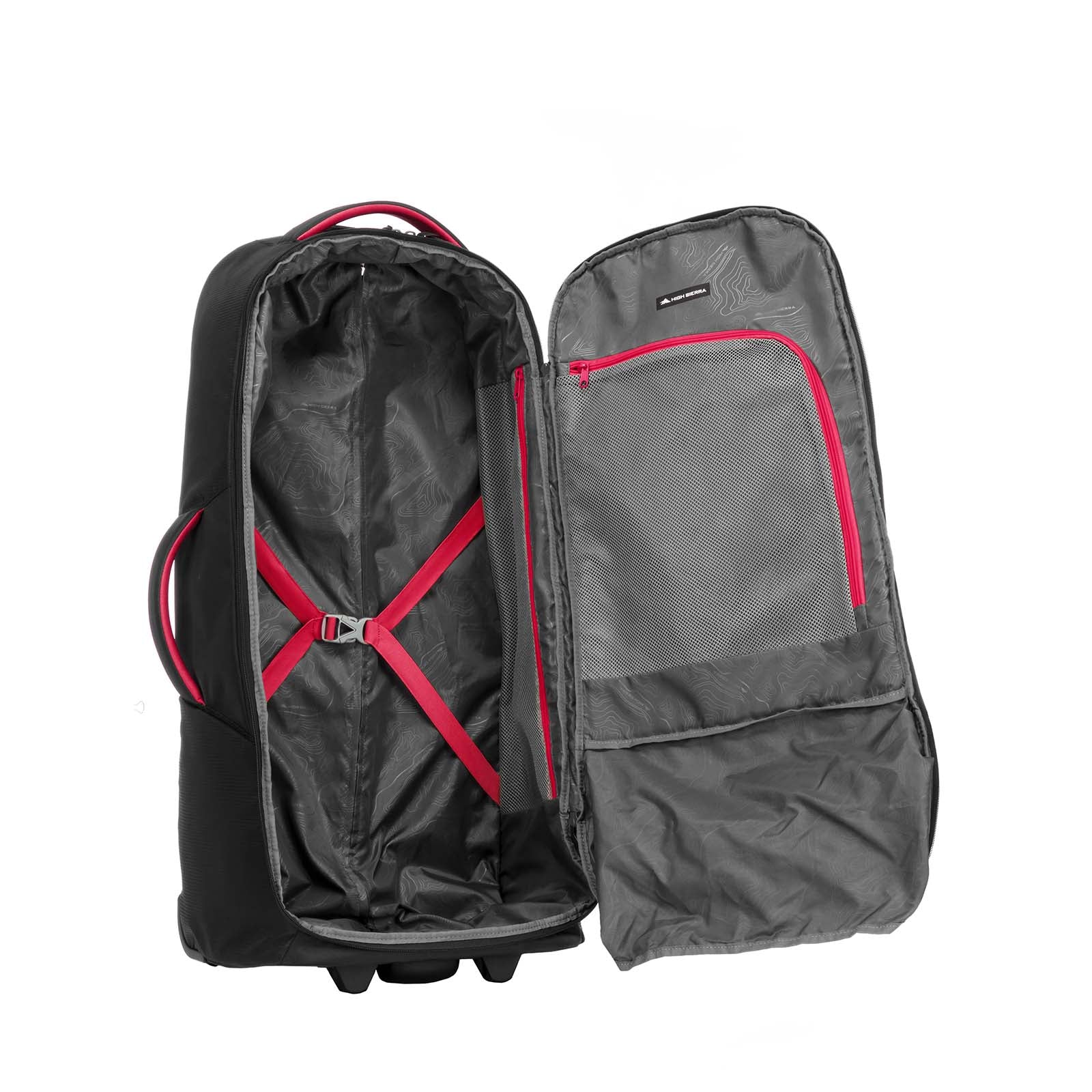 High_Sierra_Composite_V4_84cm_Carry-On_Wheeled_Duffel_Black_Red_Open
