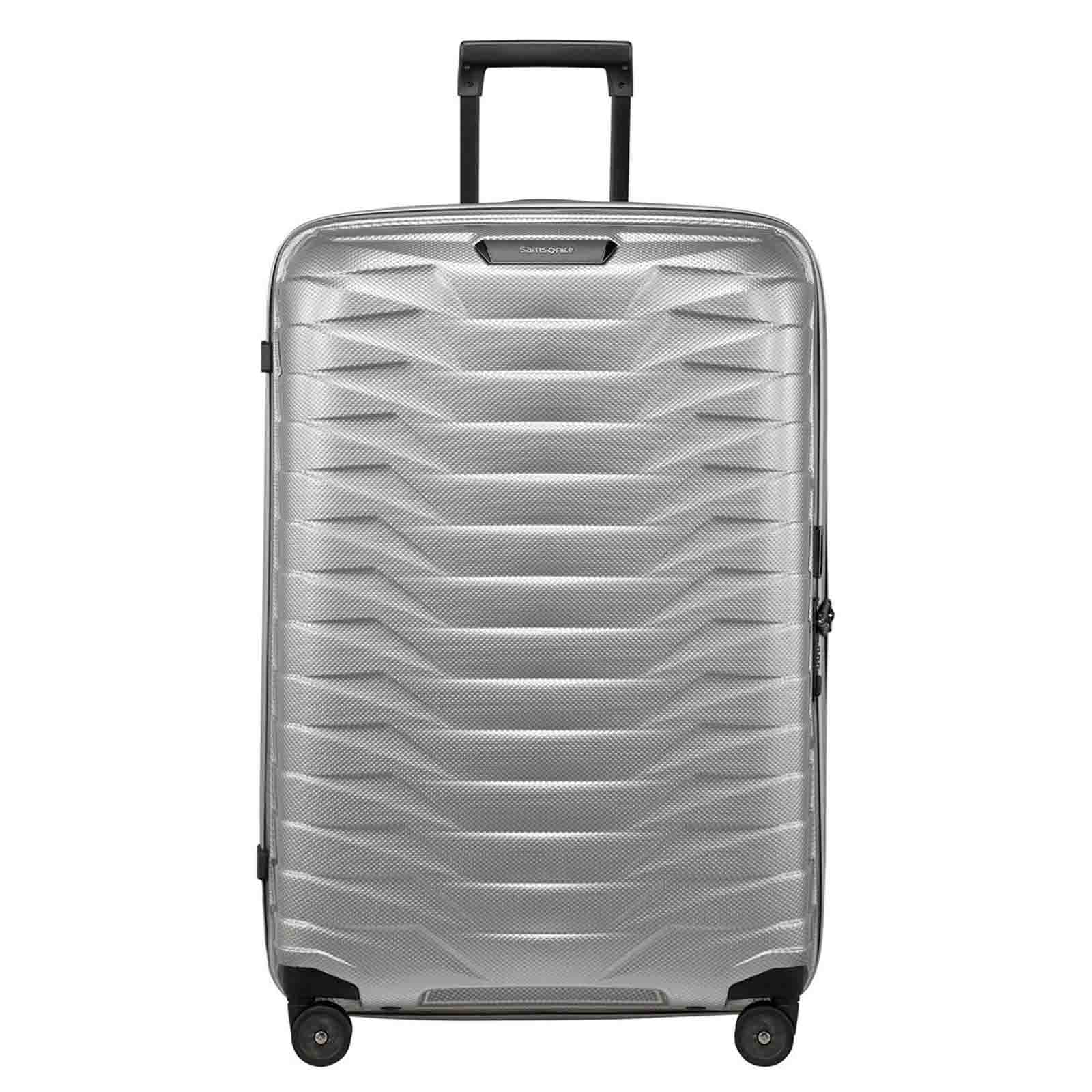 Samsonite-Proxis-75cm-Suitcase-Silver-Front