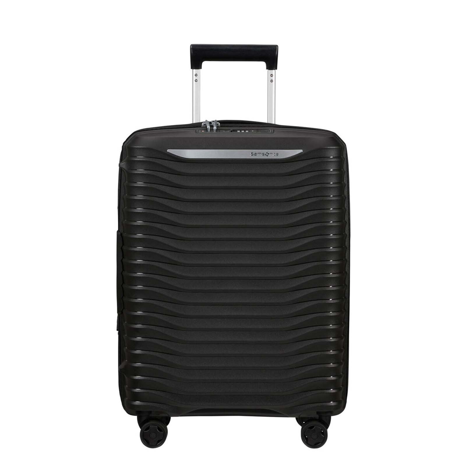 Samsonite-Upscape-55cm-Suitcase-Black-Front
