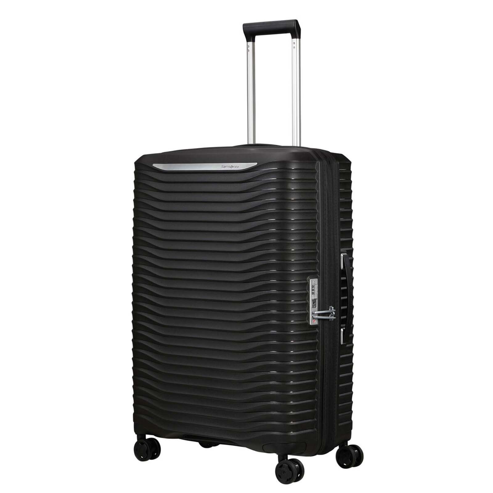 Samsonite-Upscape-75cm-Suitcase-Black-Front-Angle