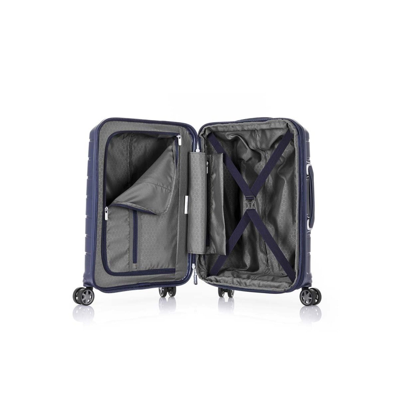 Samsonite_Oc2lite_68cm_Suitcase_Navy_Open